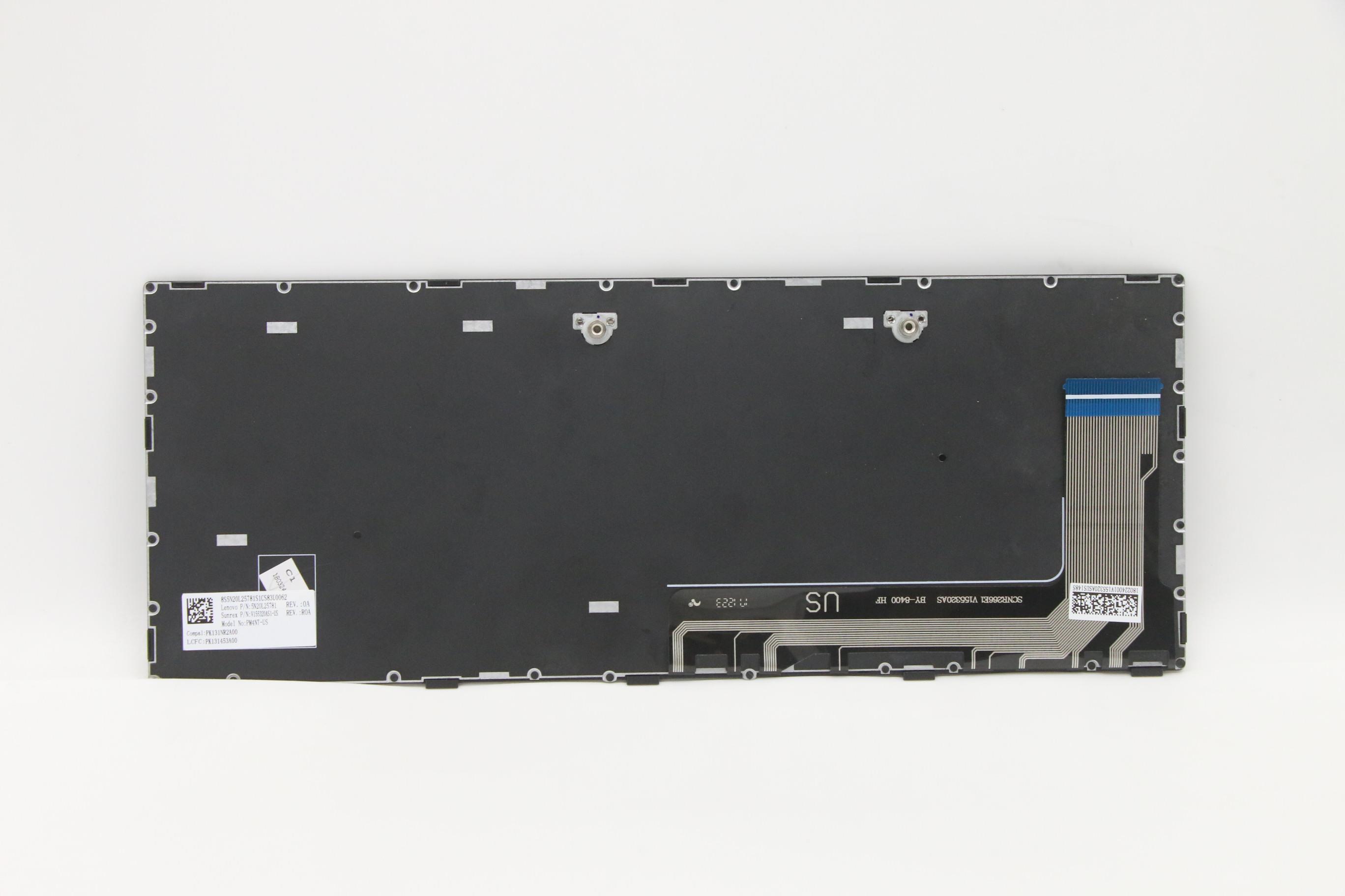 5N20L25781 - Original Lenovo US80KeyPM4NTJMEBlkKNormalKB