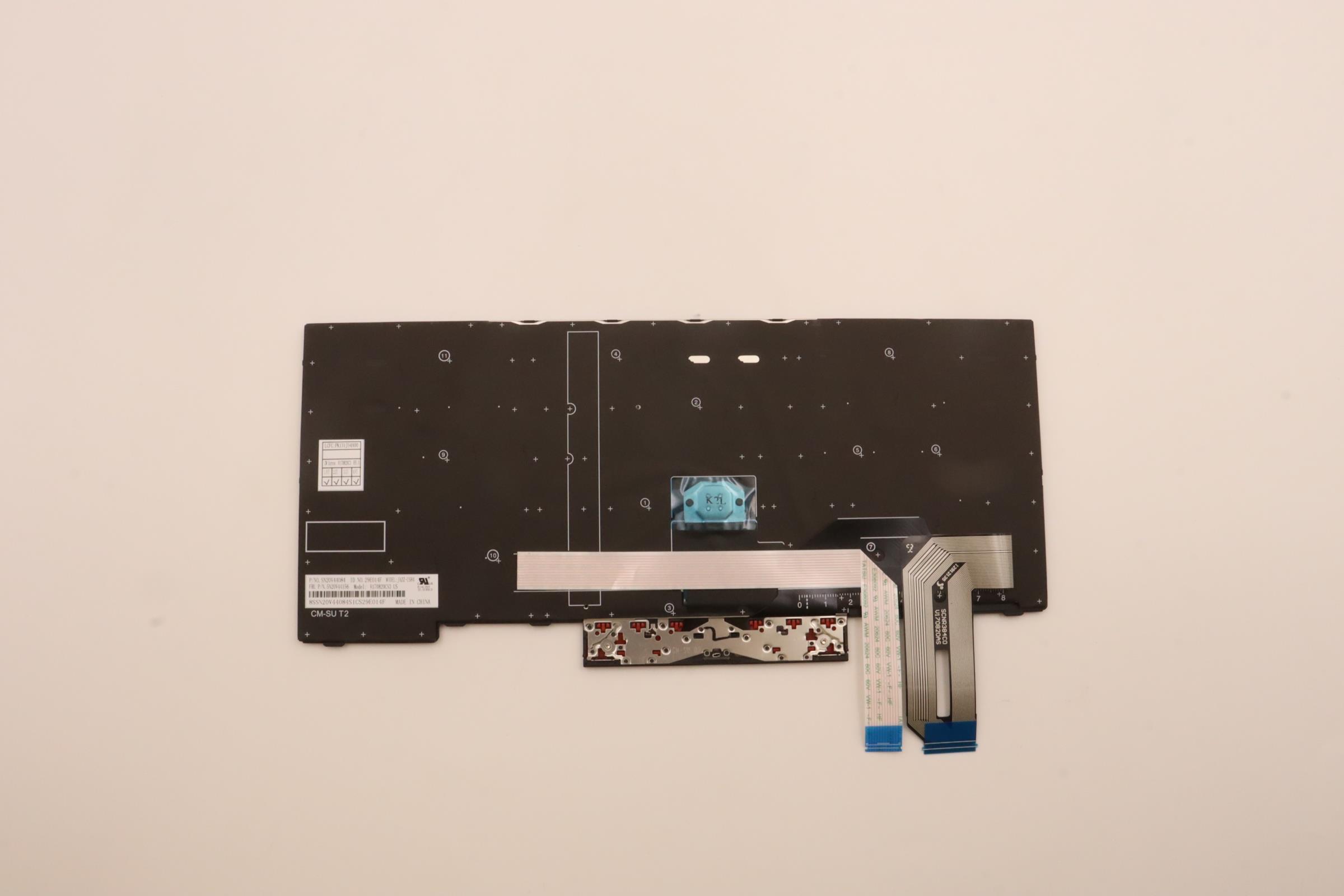 5N20V44156 - Original Lenovo Keyboard Internal, English, Black, Non_Backlight