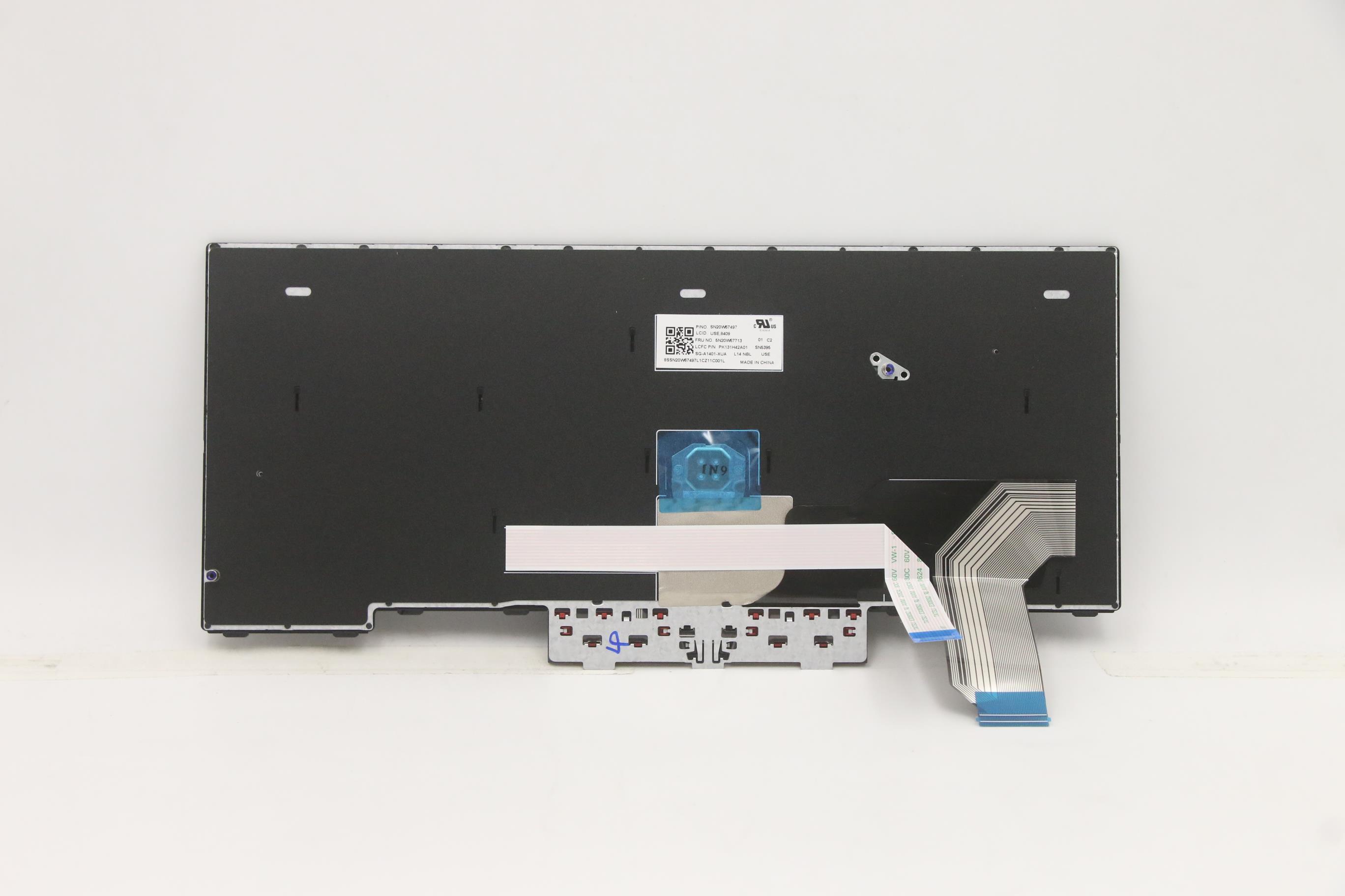 5N20W67713 - Original Lenovo FRU Odin Keyboard Full NBL (Liteon) US English Euro