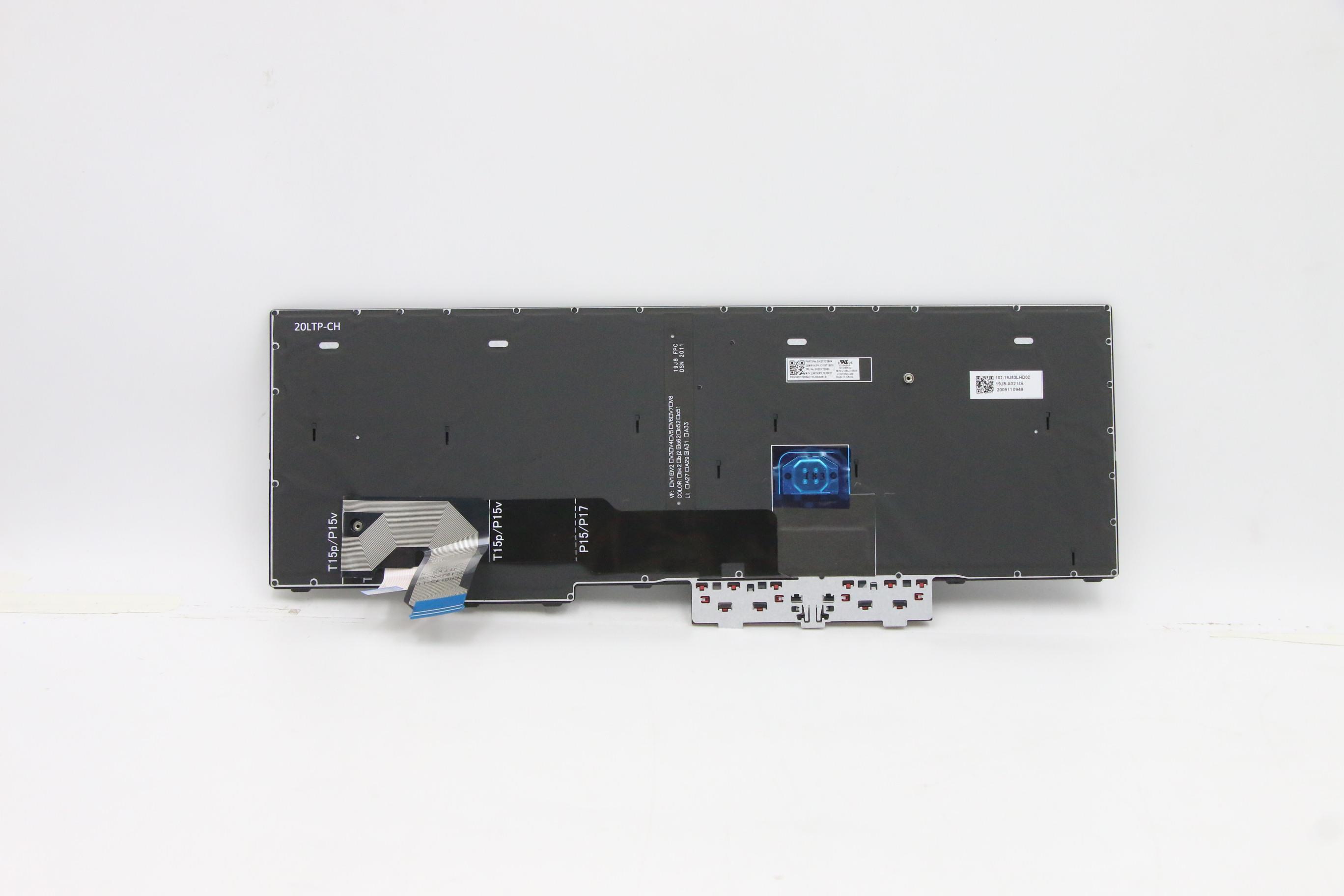 5N20X22880 - Original Lenovo FRU Thor(P) Keyboard Num BL (Chicony) US English