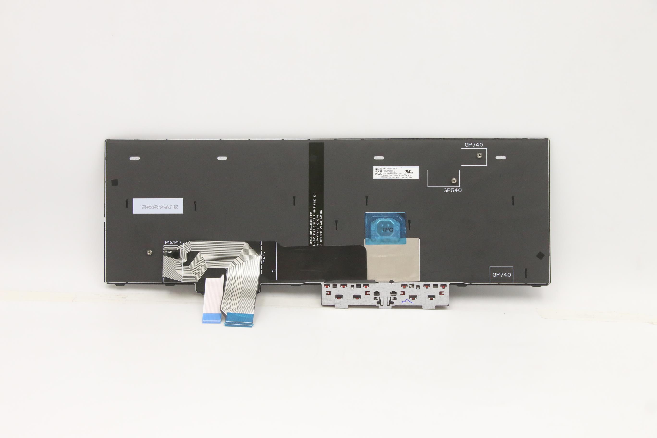 5N20Z74884 - Original Lenovo FRU CS20 P Keyboard Num BL (Liteon) US English Euro