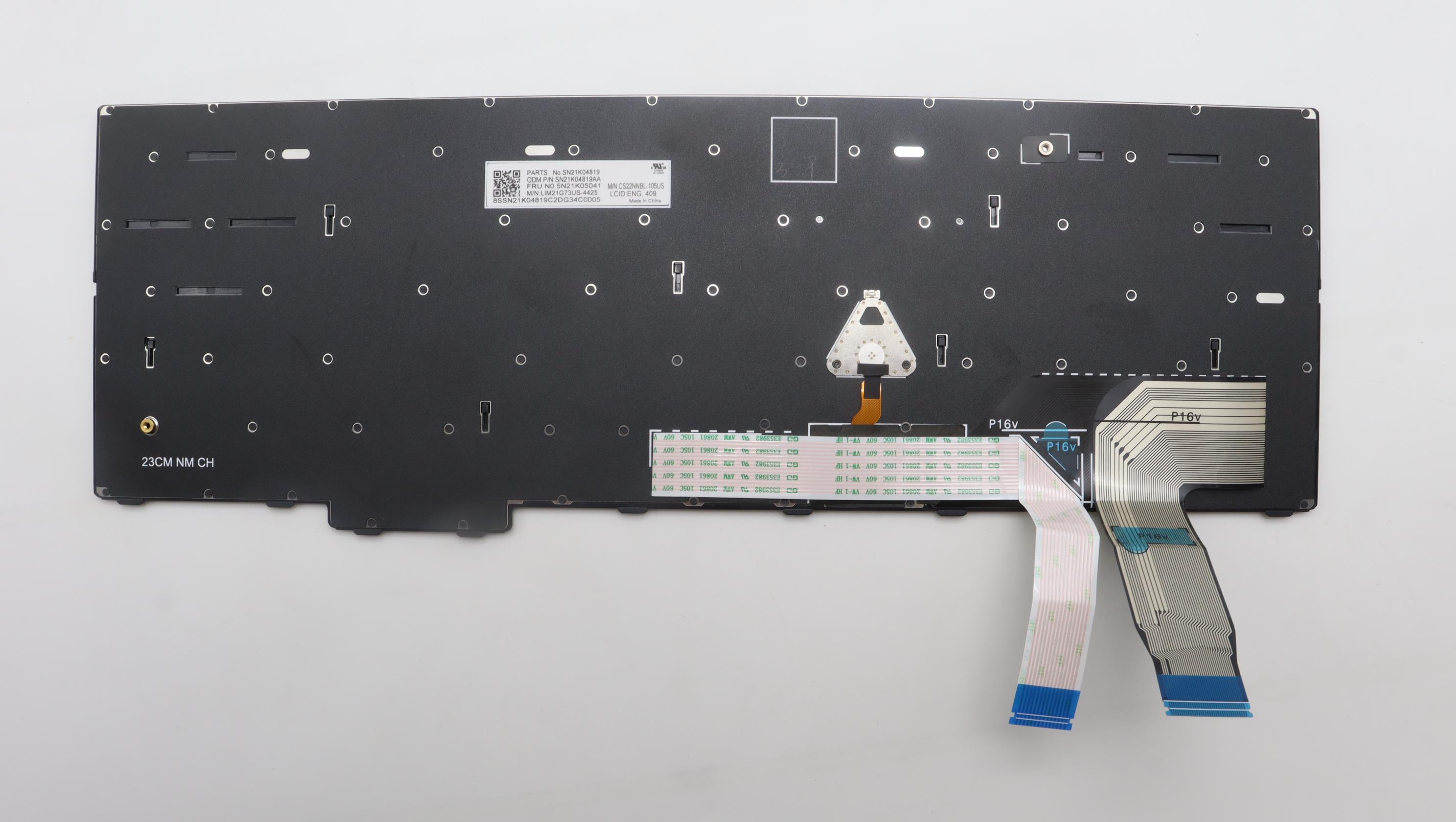 5N21K05041 - Original Lenovo Keyboard Internal, English, Non_BackLight