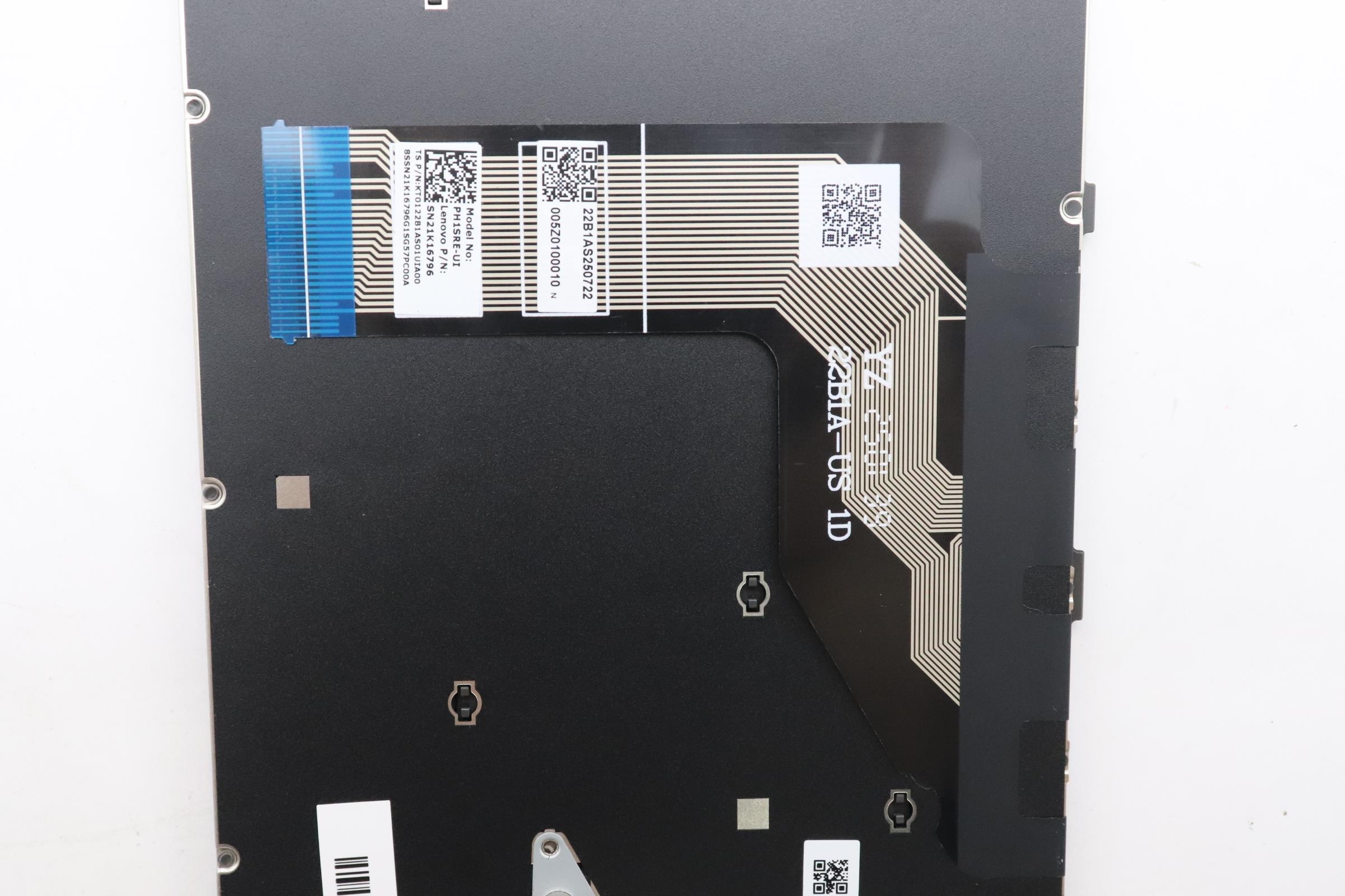 5N21L43953 - Original Lenovo Keyboard Internal, English, Euro, Grey, Non_Backlight