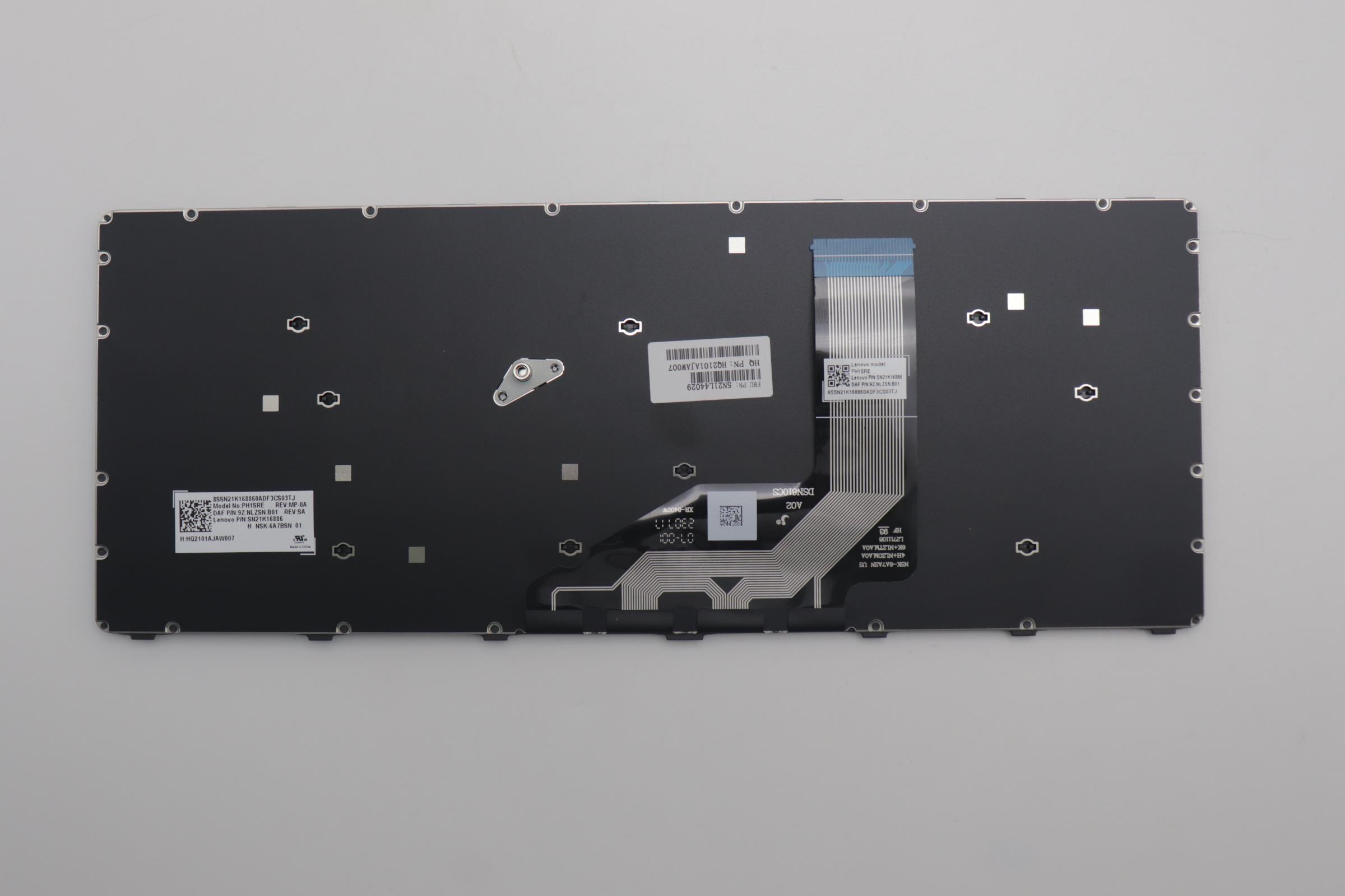 5N21L44029 - Original Lenovo Keyboard Internal, English, Grey, Non_Backlight