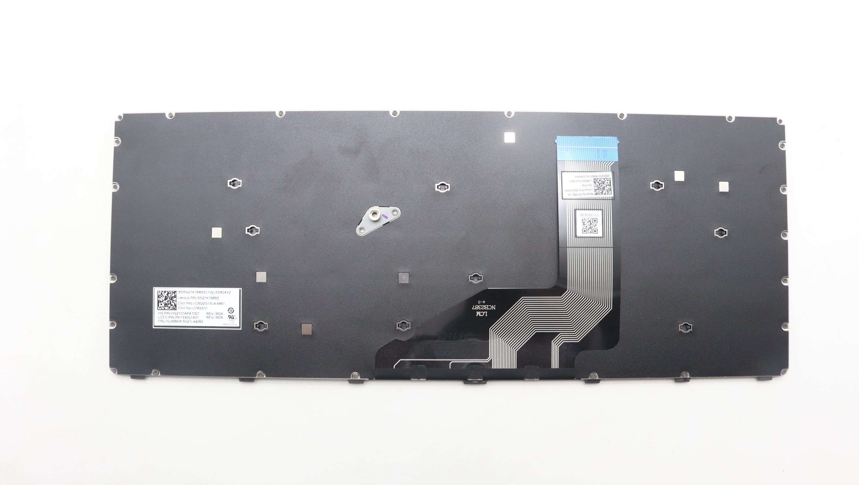 5N21L44082 - Original Lenovo Keyboard Internal, English, International, Non_Backlight, Grey