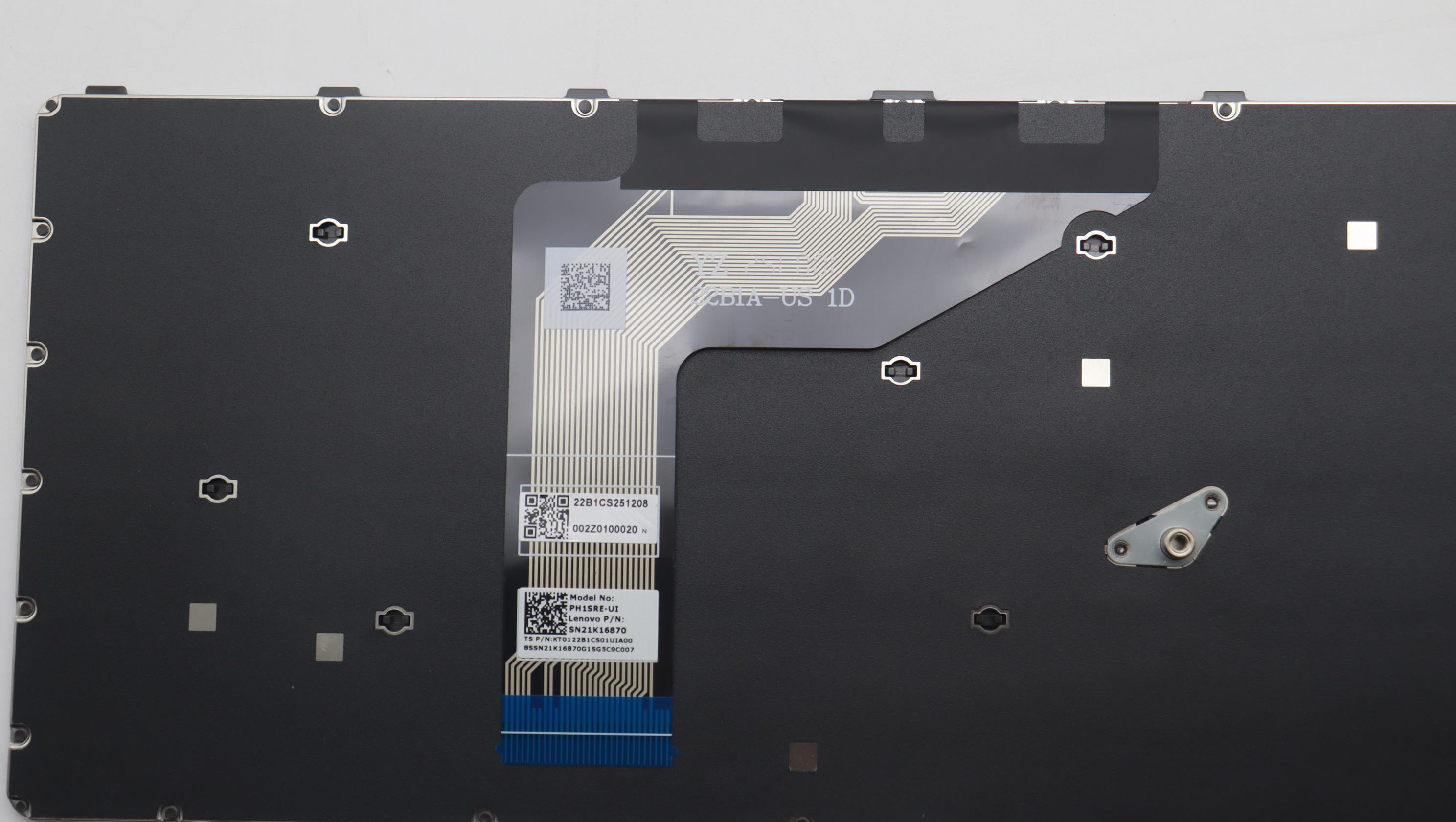 5N21L44101 - Original Lenovo Keyboard Internal, English, Grey, Non_Backlight