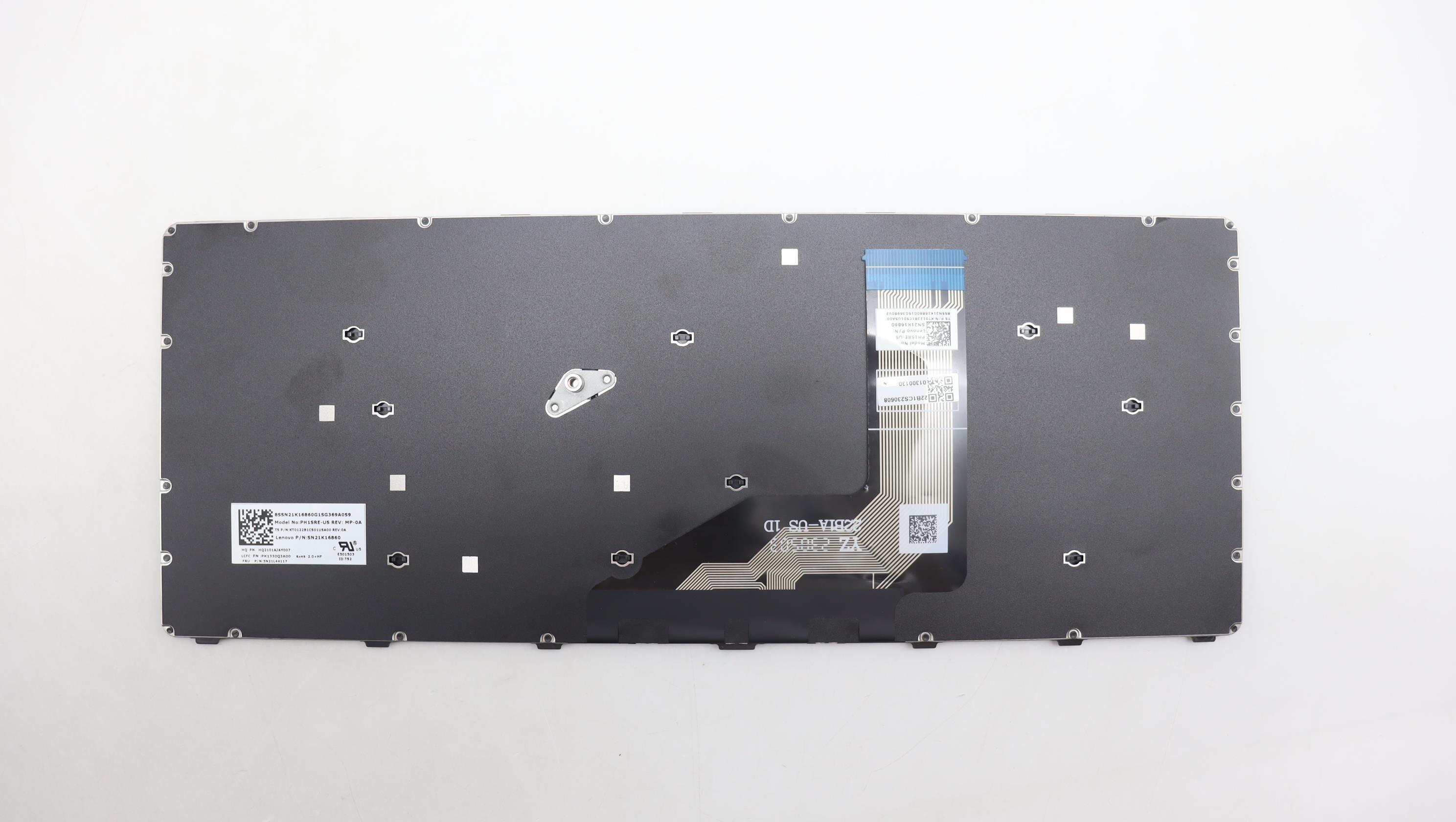 5N21L44117 - Original Lenovo Keyboard Internal, English, Grey, Non_Backlight
