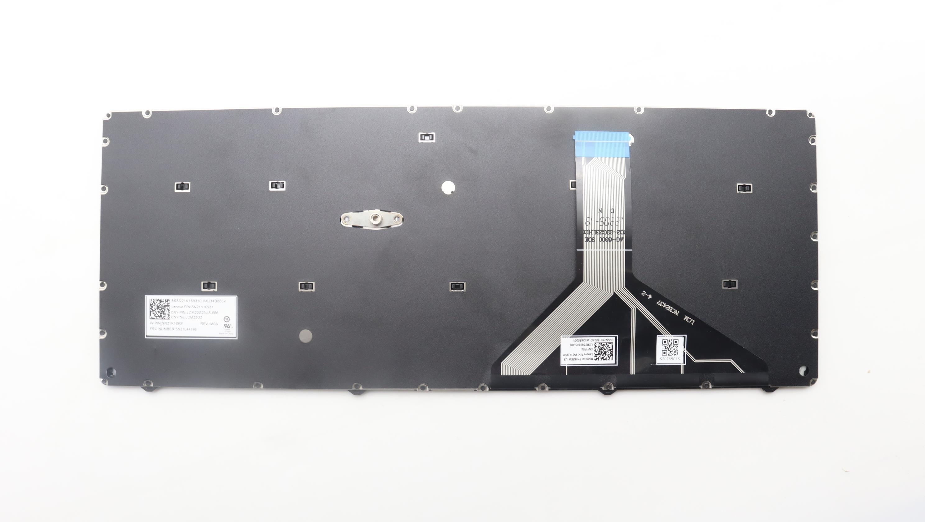 5N21L44198 - Original Lenovo Keyboard Internal, English, Black, Non_Backlight