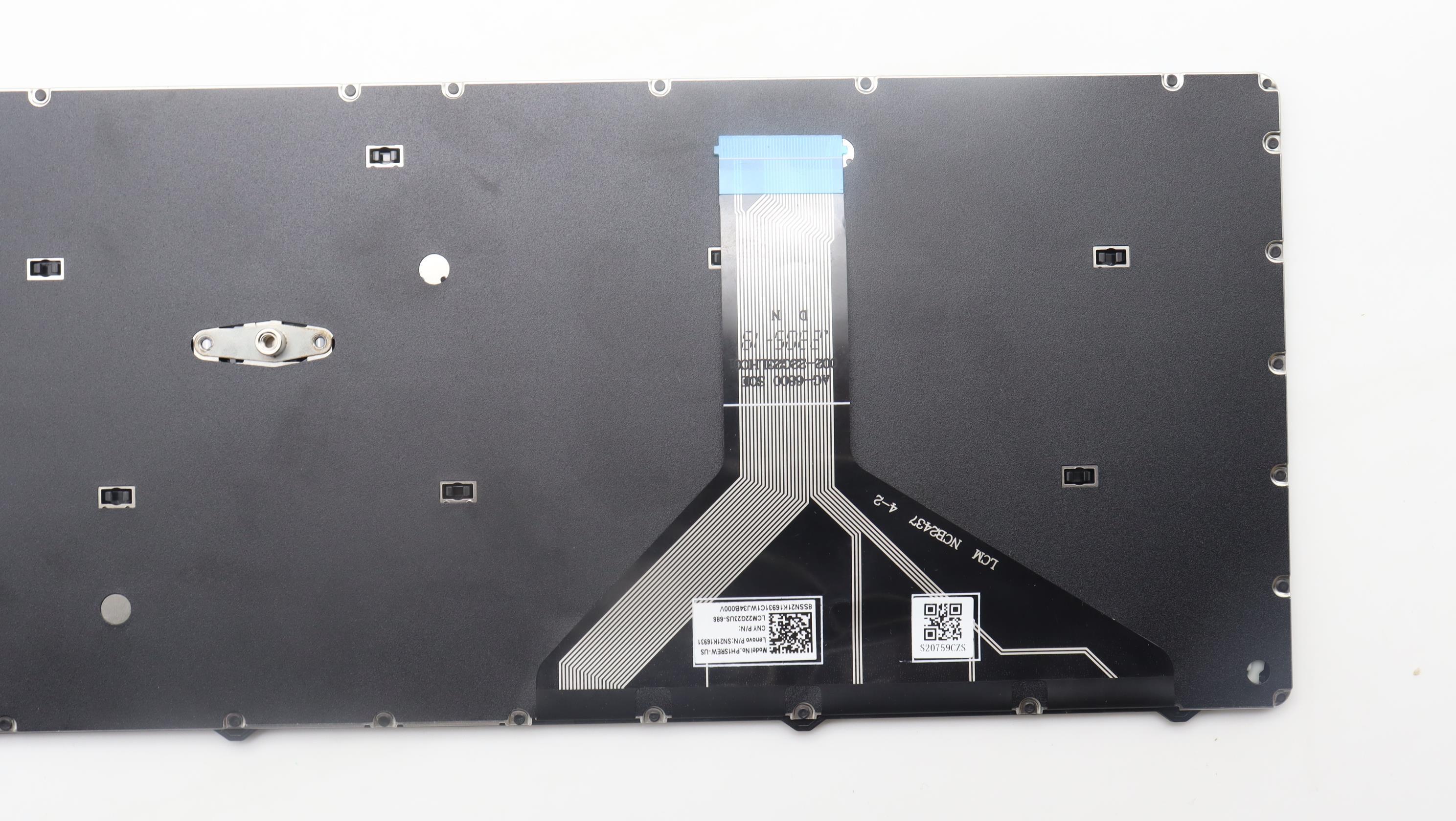 5N21L44198 - Original Lenovo Keyboard Internal, English, Black, Non_Backlight