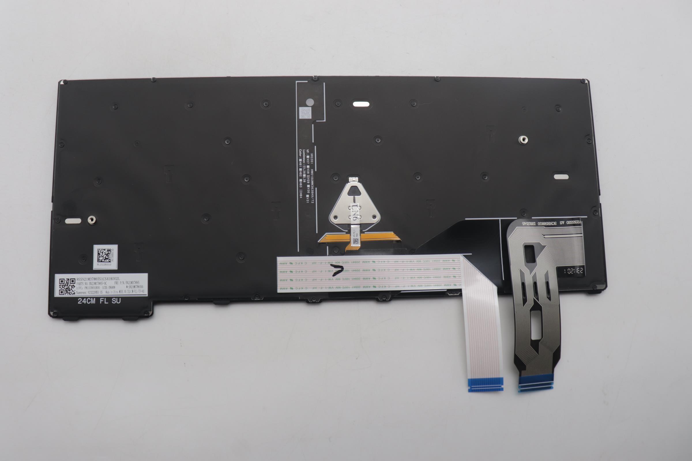 5N21M37895 - Original Lenovo Keyboard Internal, English, Black, Backlight