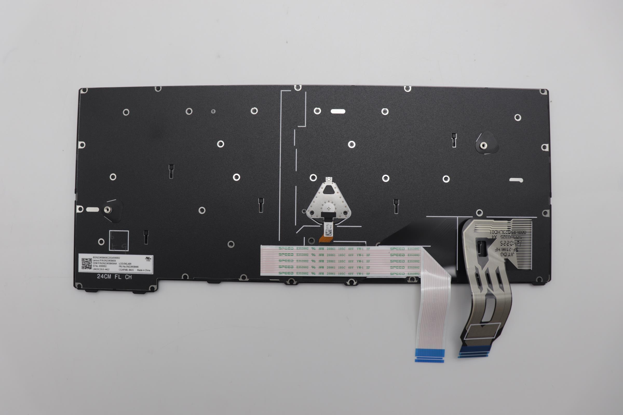 5N21M38446 - Original Lenovo Keyboard Internal, English, Black, Non_Backlight