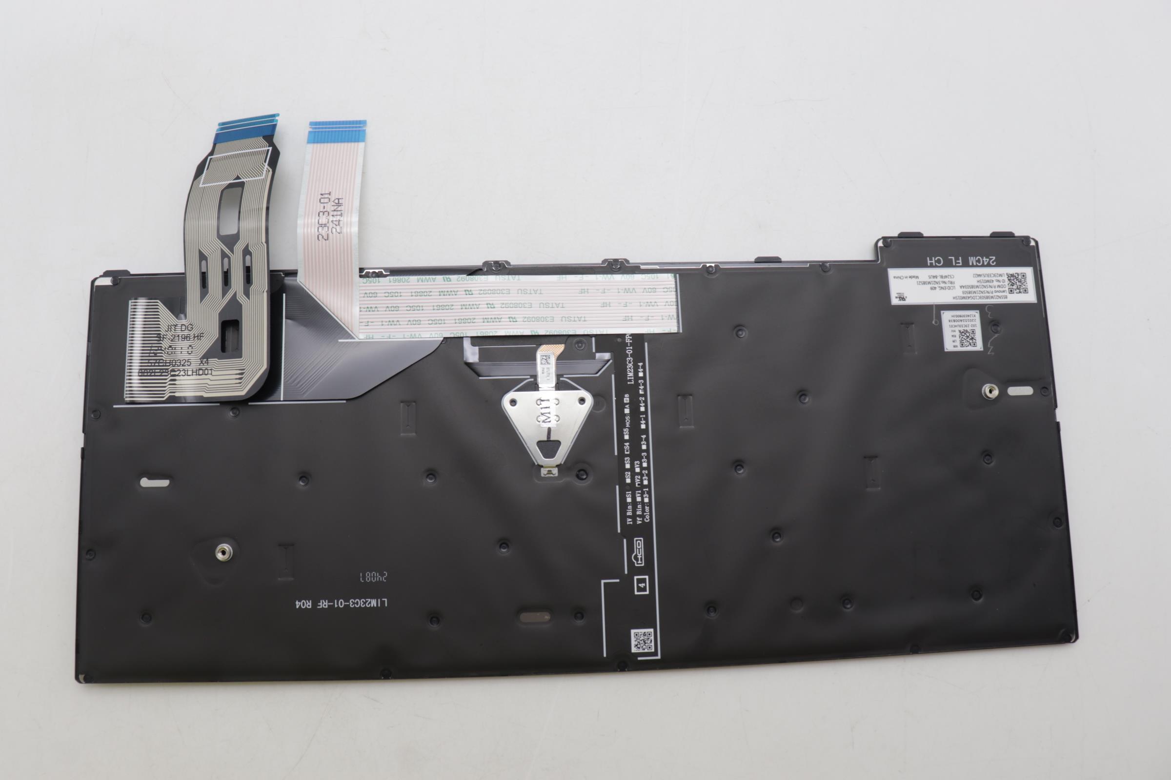 5N21M38521 - Original Lenovo Keyboard Internal, English, Black, Backlight