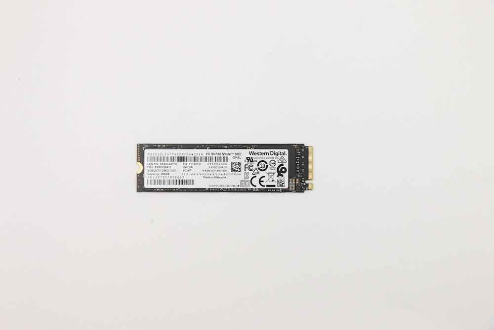 Lenovo ThinkPad T490 (20N2, 20N3) Laptop SOLID STATE DRIVES - 5SS0V26411