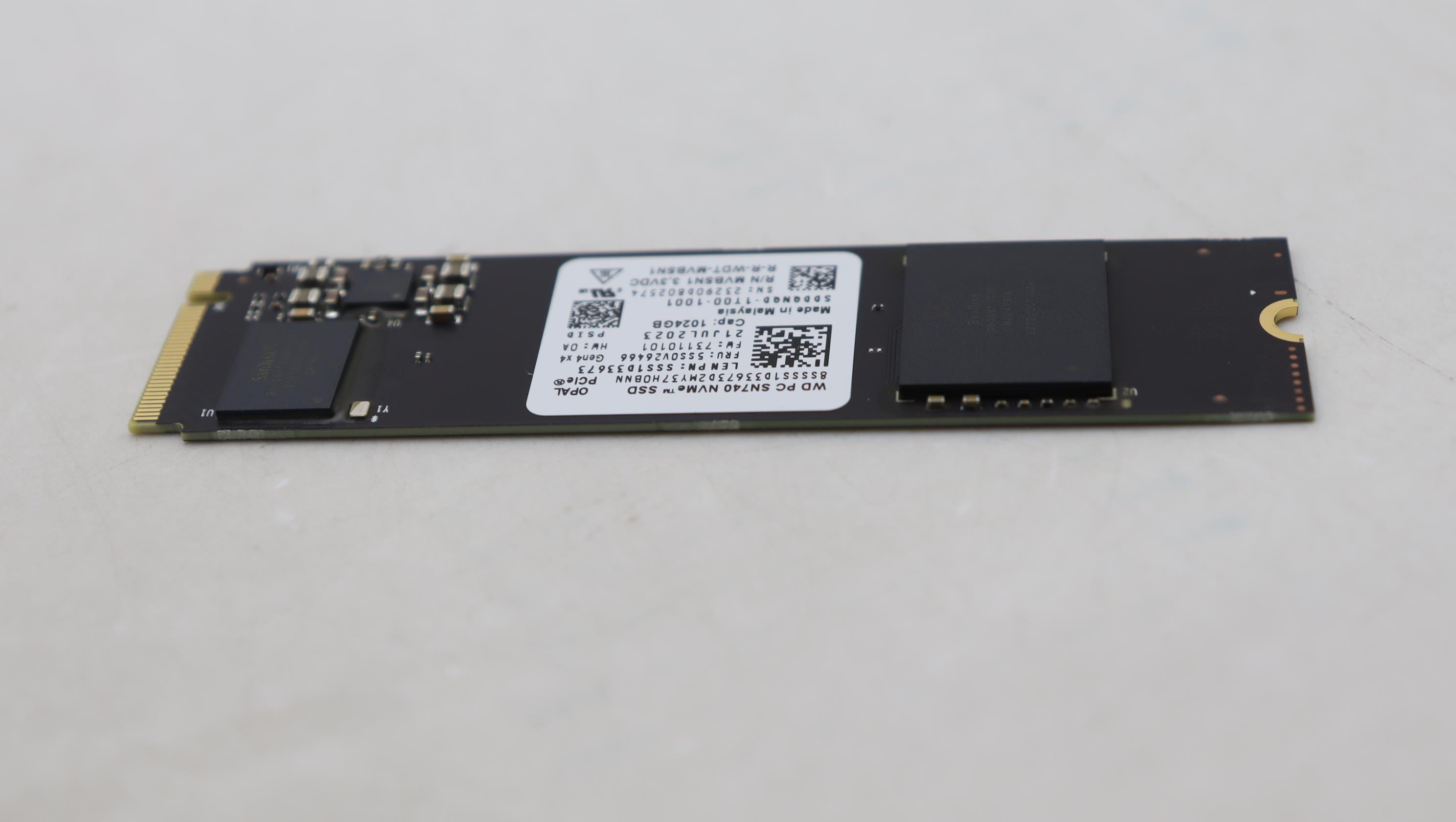 5SS0V26466 - Original Lenovo SSD_ASM 1T,M.2,2280,PCIe4x4,WD,OP