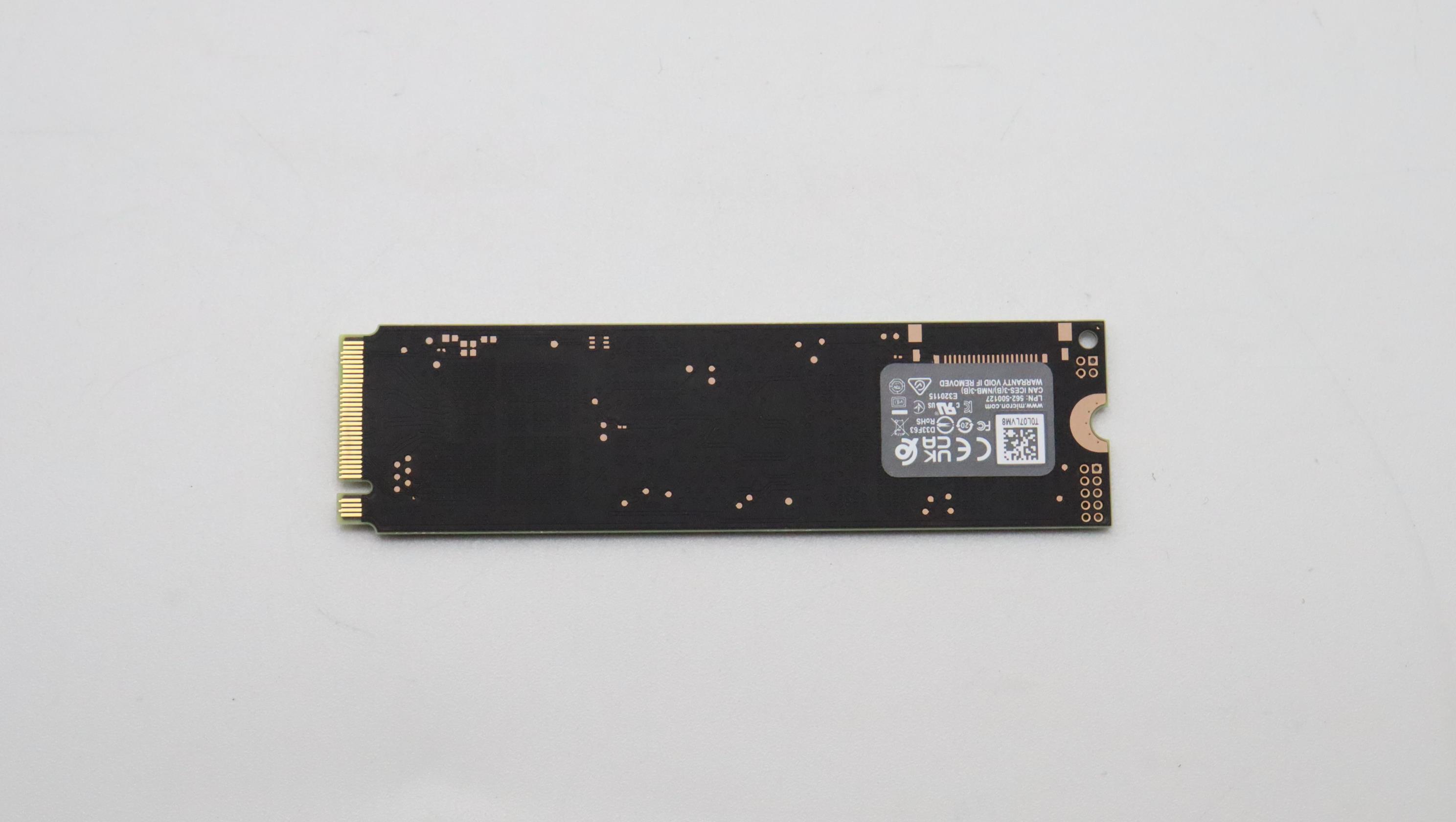 5SS1D08021 - Original Lenovo SSD MIC 3400 512G 2280 PCIe G4P x4