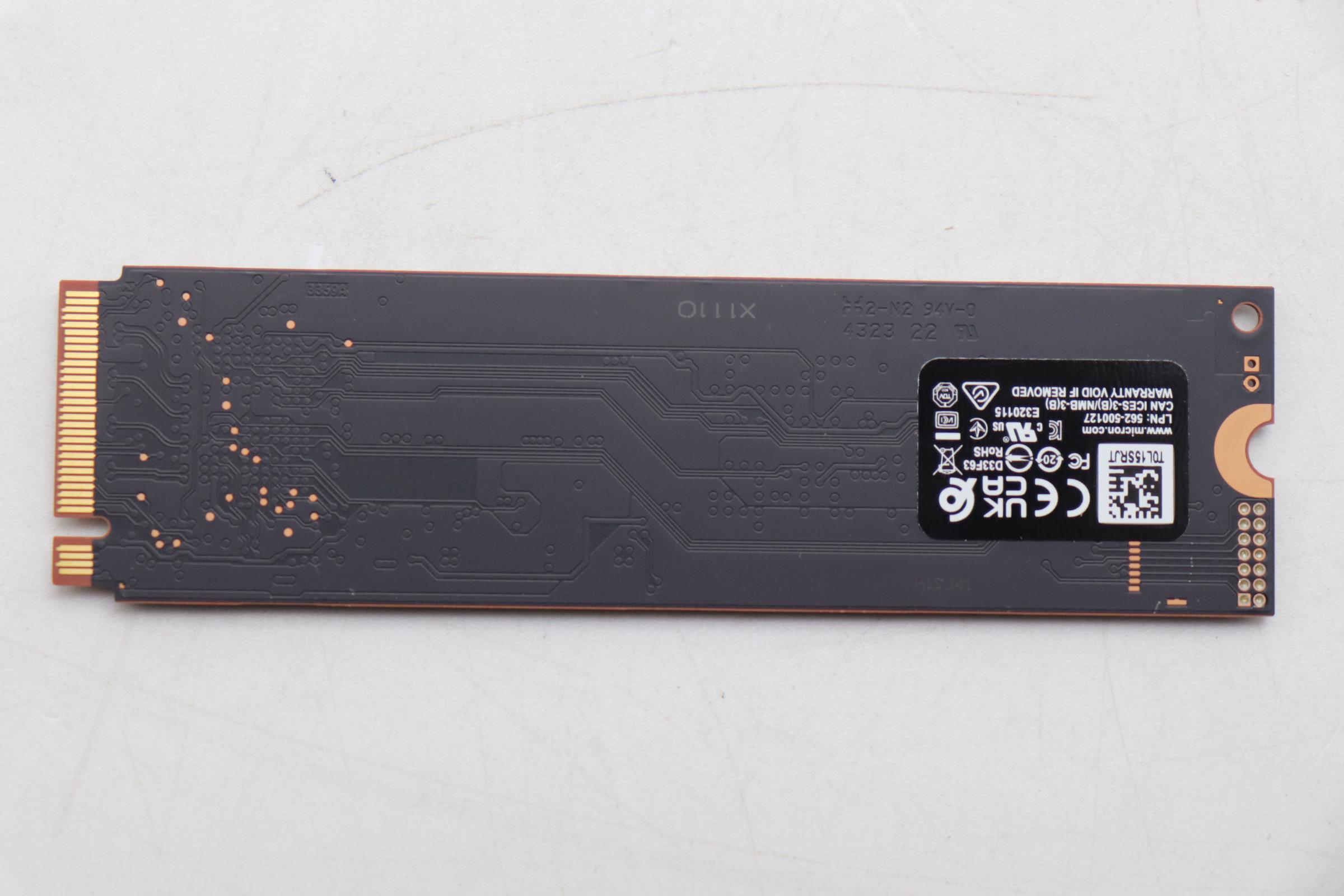 5SS1D71694 - Original Lenovo SSD ASM 512GM.2,2280,LTS,PCIe4x4,MIC,STD