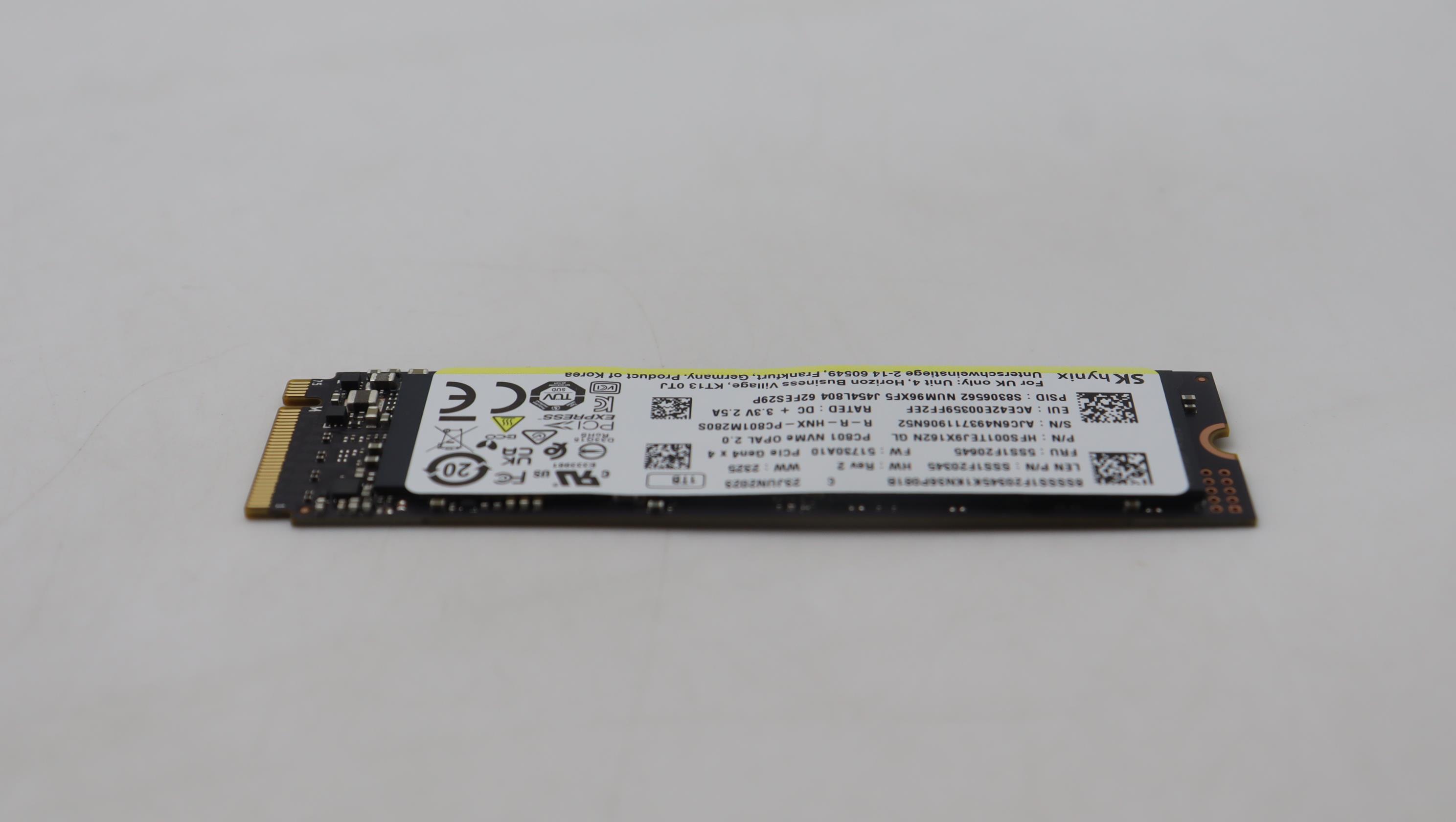 Lenovo Part  Original Lenovo SSD 1T,M.2,2280,PCIe4x4,SKH,OP