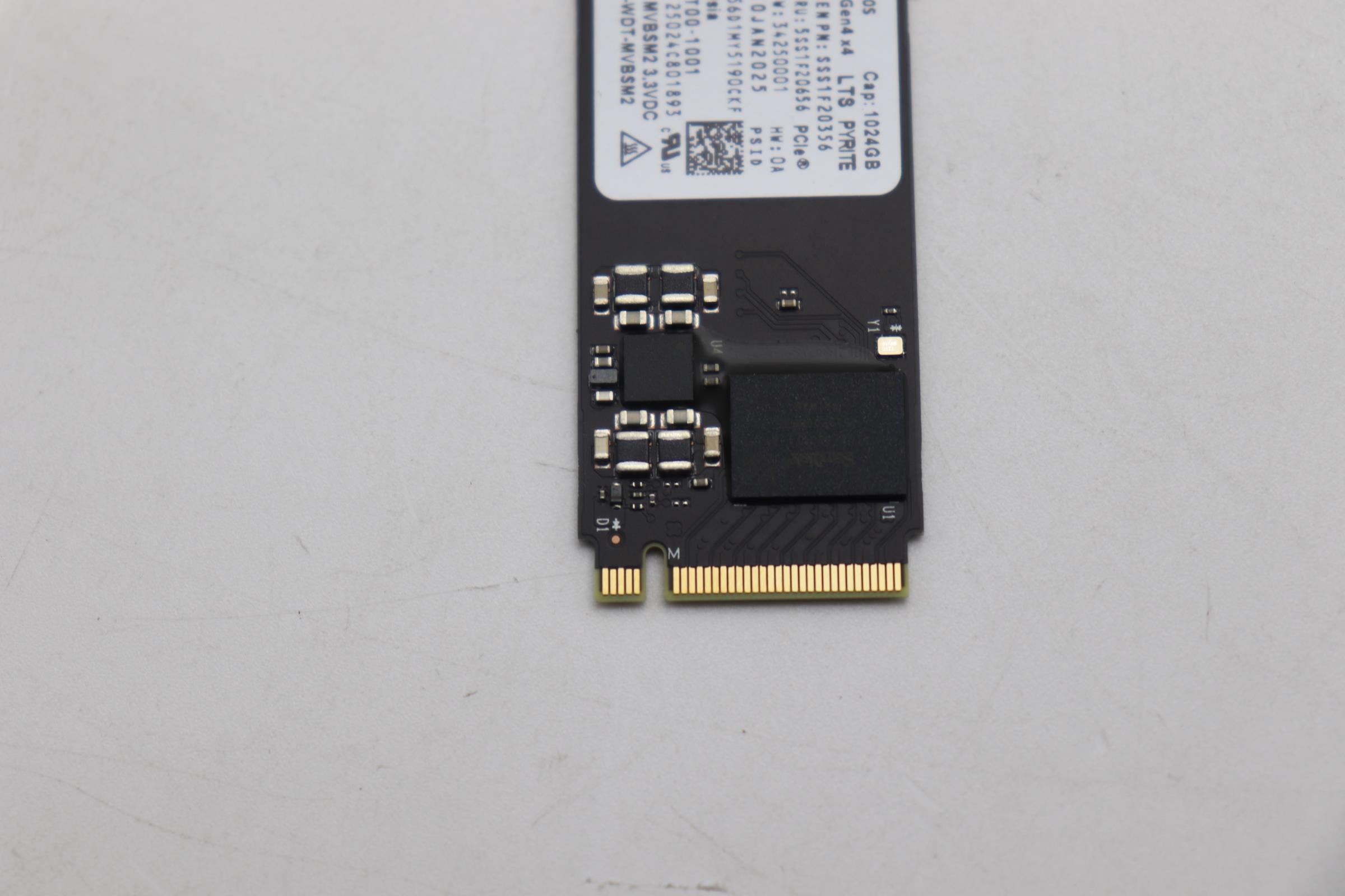 5SS1F20656 - Original Lenovo SSD_ASM 1T,M.2,2280,LTS,PCIe4x4,WD,QLC