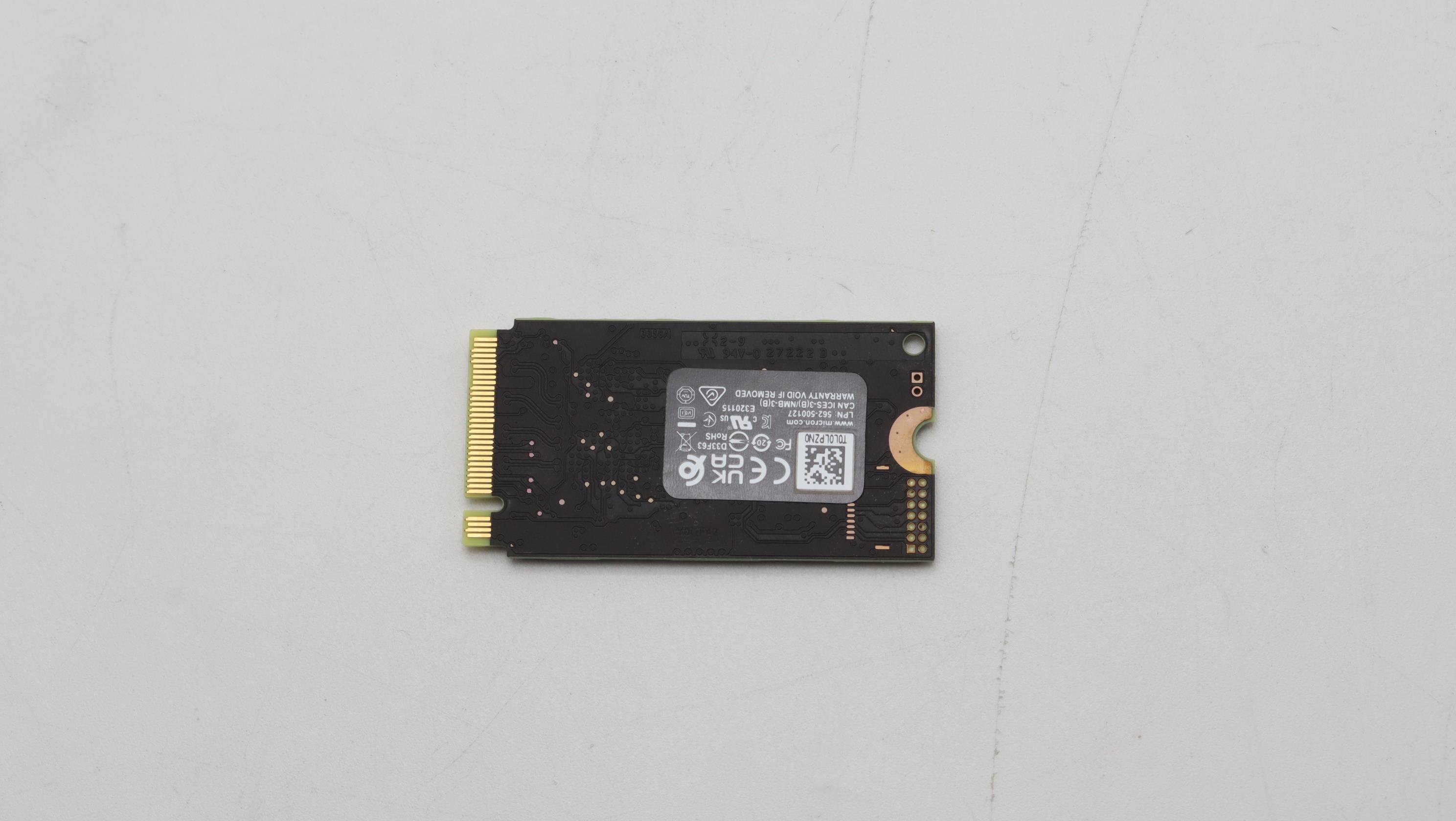 Lenovo Part  Original Lenovo SSD MIC 2400 512G 2242 PCIe G4 x4 QLC