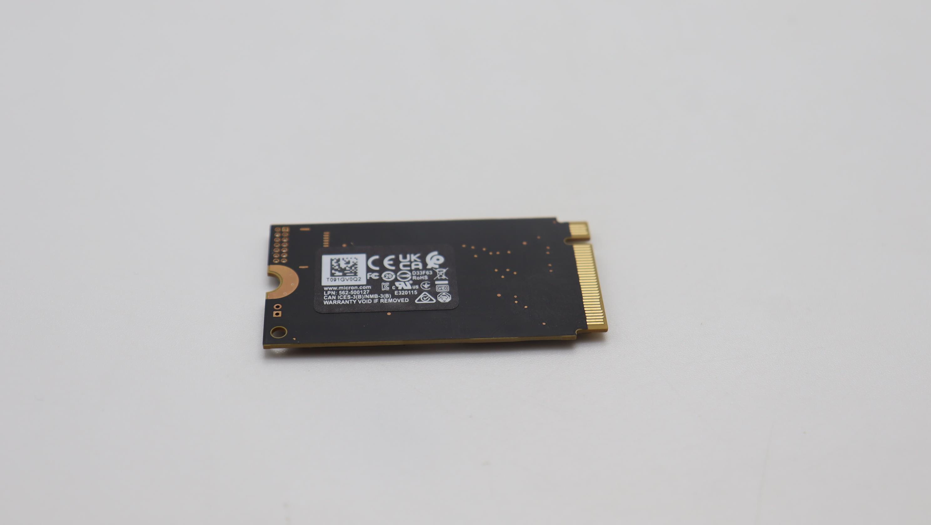 Lenovo Part  Original Lenovo SSD MIC 2400 1T 2242 PCIe G4 x4 QLC