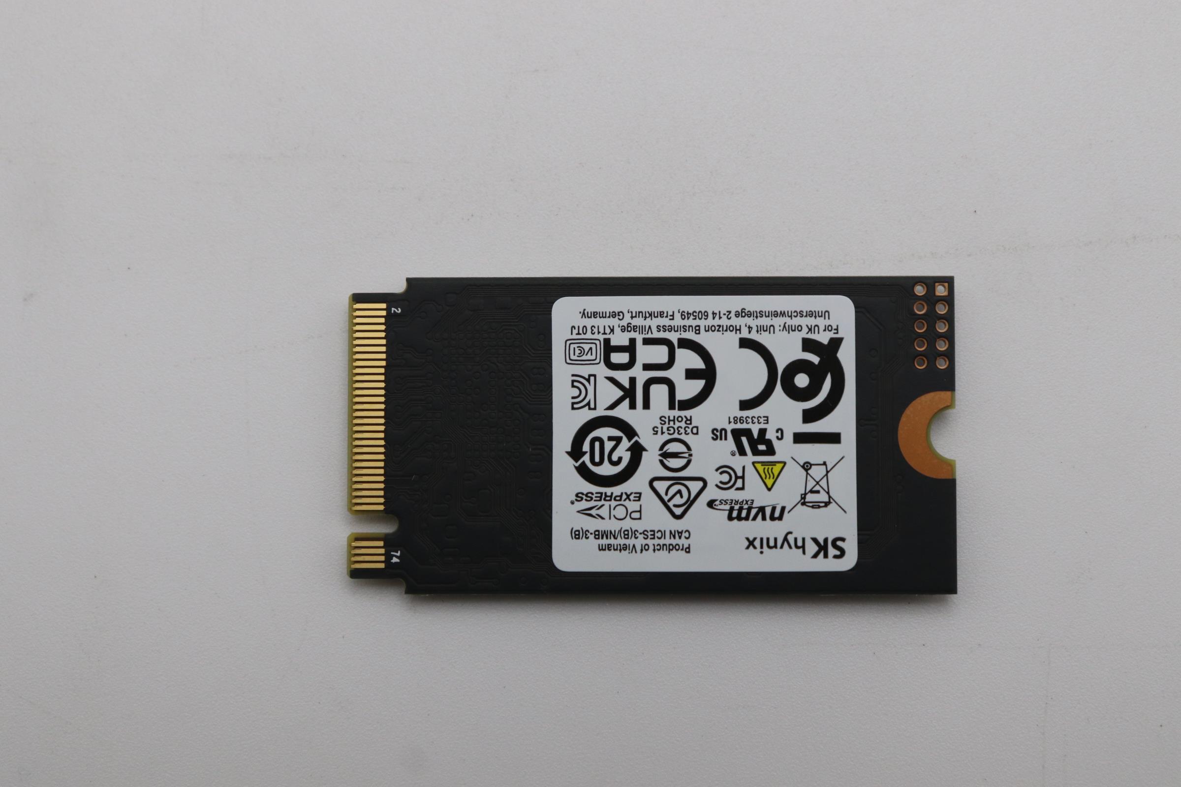 5SS1P00642 - Original Lenovo SSD SKH PVC10 1T 2242 PCIe G4V x4