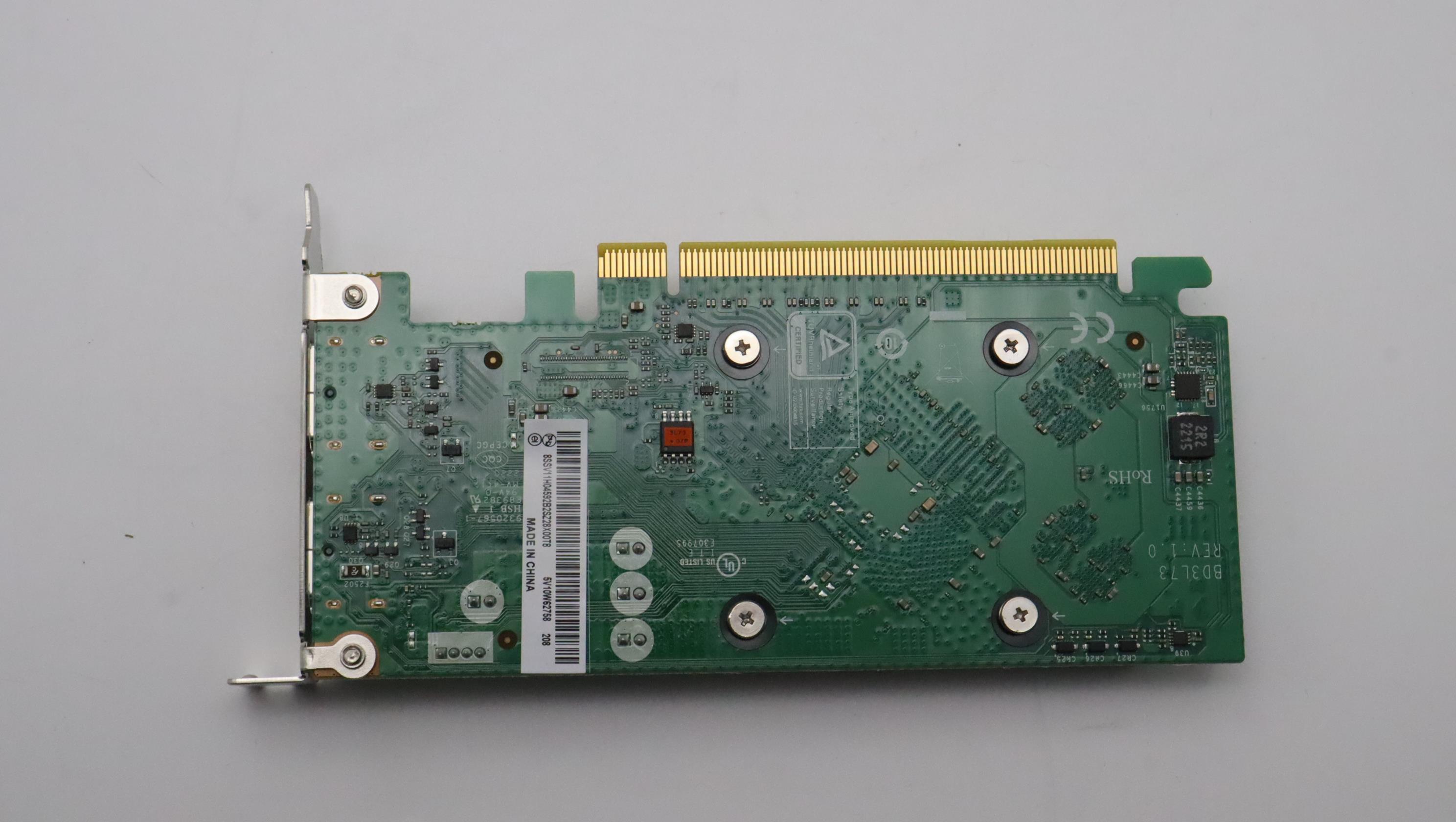 5V10W62758 - Original Lenovo VIDEO_CARD Iris Xe Max 2GB L4X 2DP 64B L