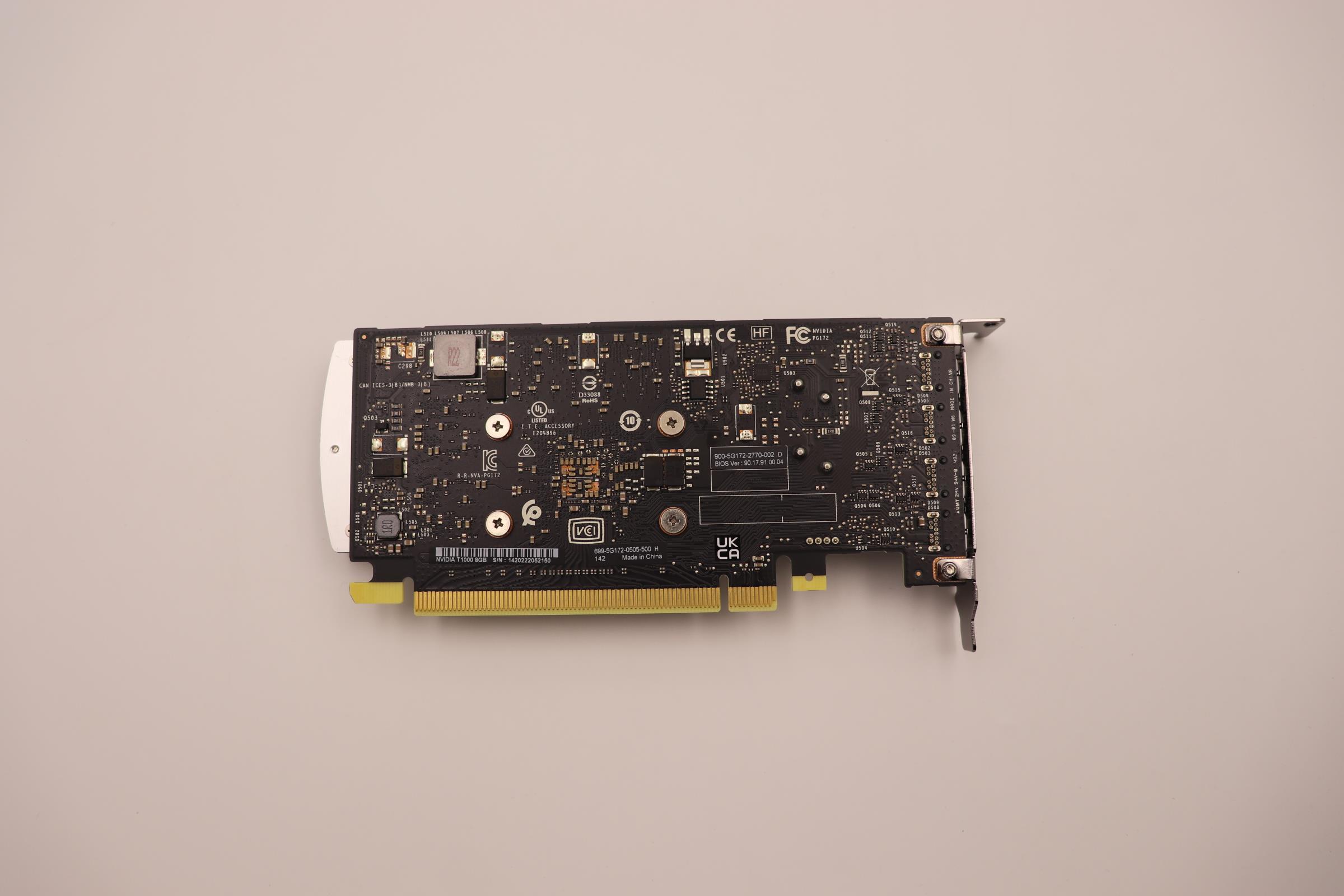 5V11H03711 - Original Lenovo VIDEO_CARD Nvidia T1000 8GB Tiny