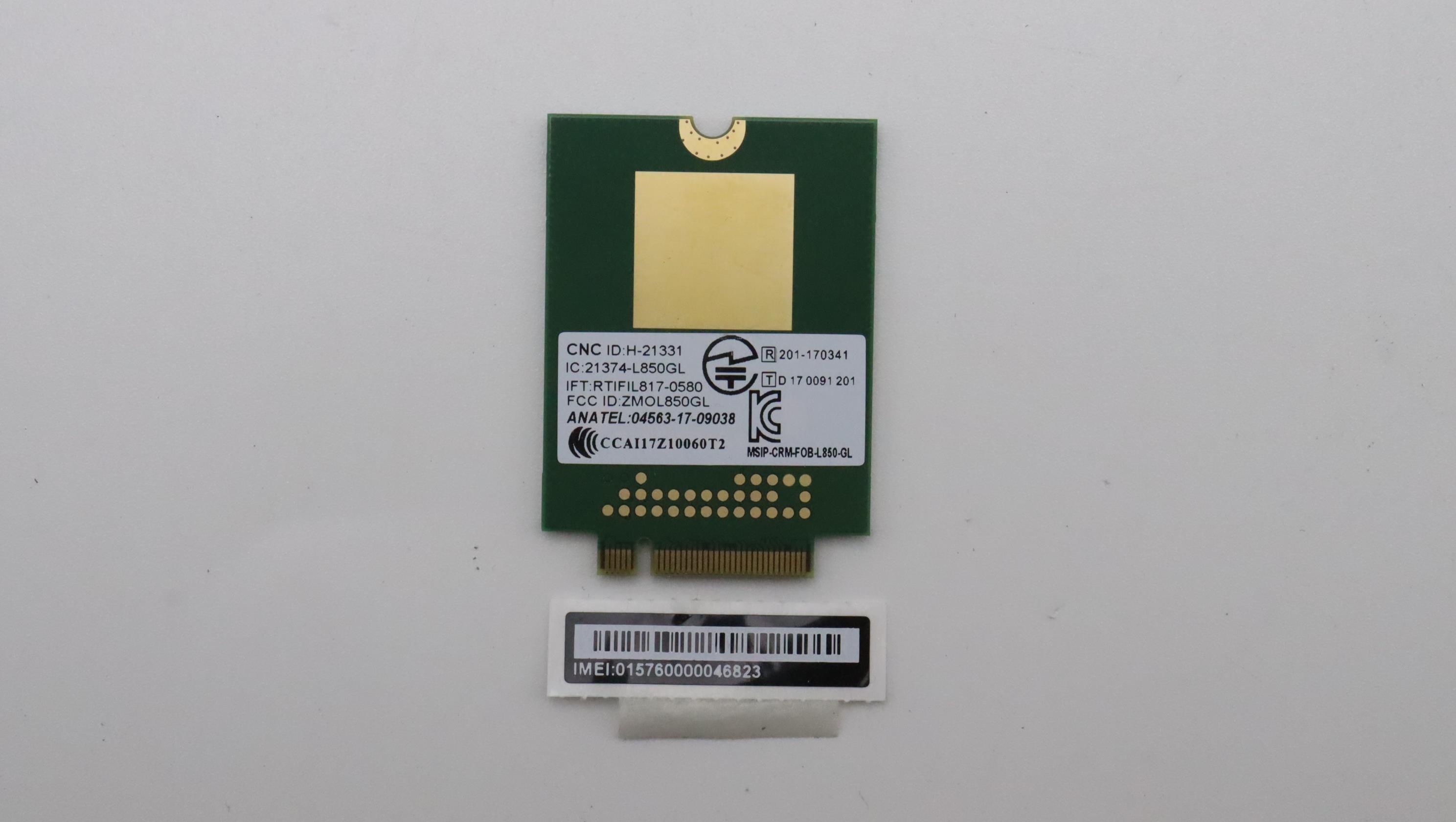 5W10V25780 - Original Lenovo Wireless,CMB,FBC,L850-GL DT