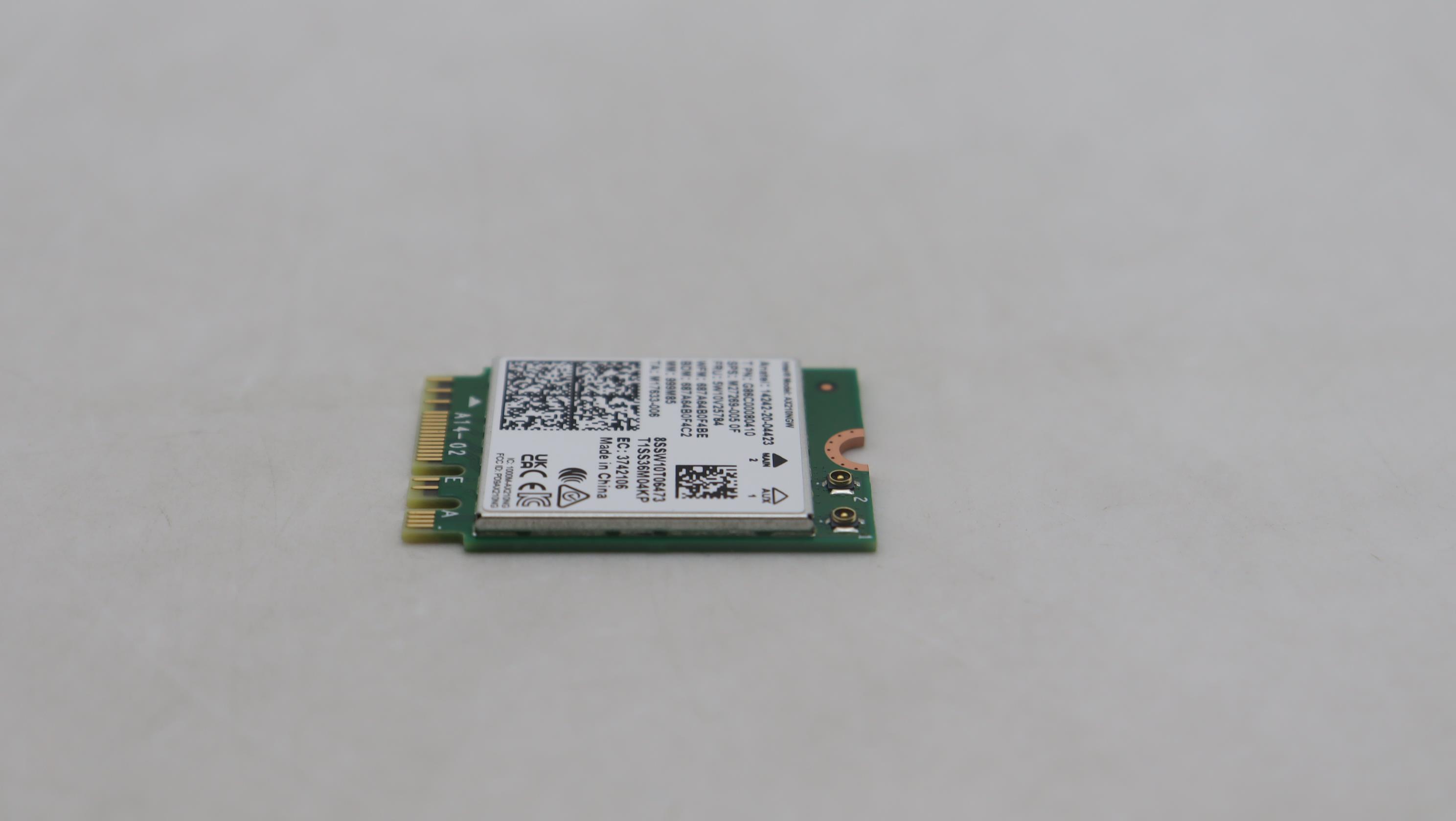 Lenovo Part  Original Lenovo FRU Intel Typhoon Peak 2 AX210 Wi-Fi 6E 2*2ax+BT5.x PCIE non-vPro M.2 Module.