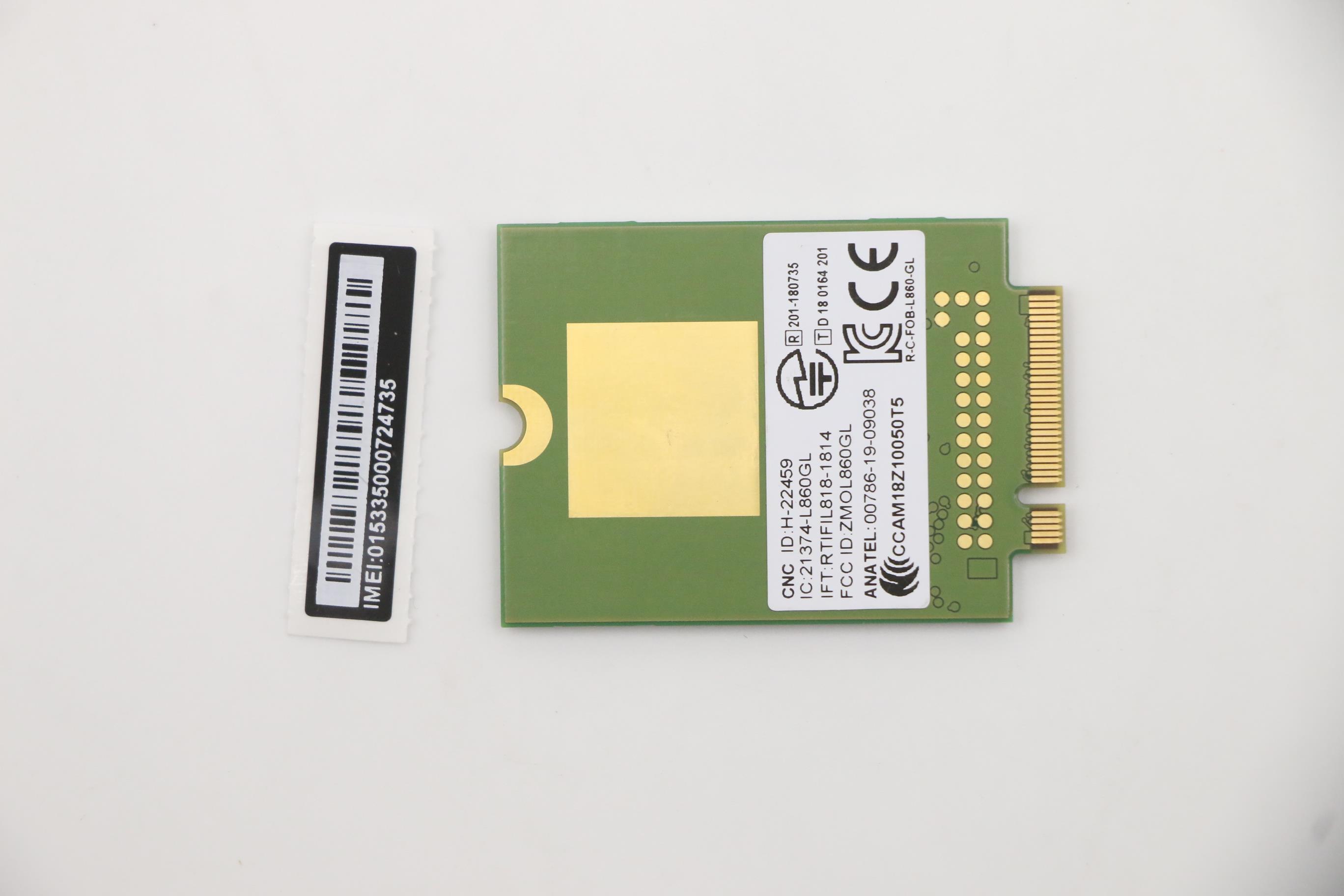 5W10V25790 - Original Lenovo FRU Fibocom L860-GL LTE CAT16 WAN Module V2 FW.