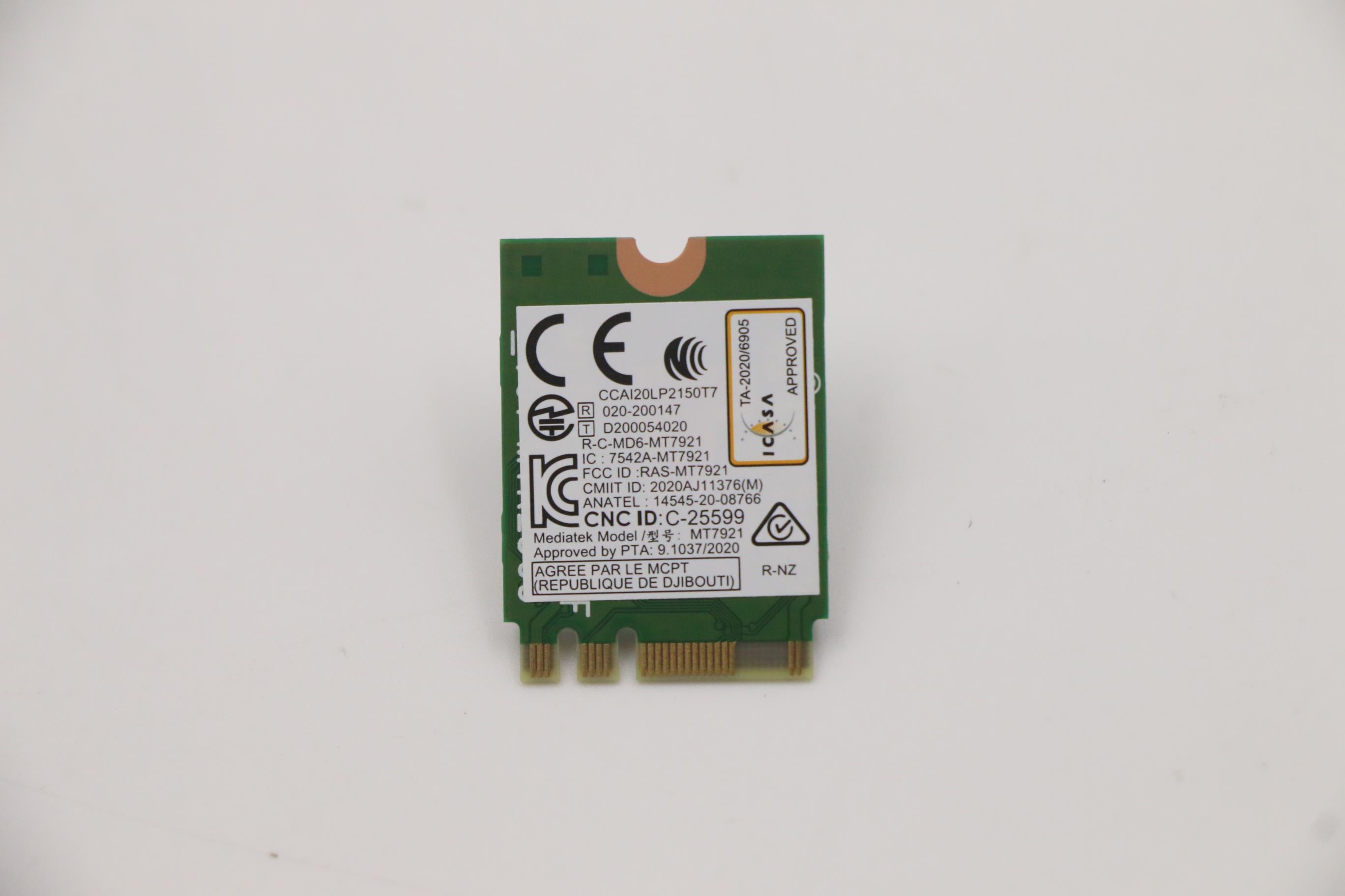 5W10V25823 - Original Lenovo Wireless,CMB,FXN,MT7921 M2