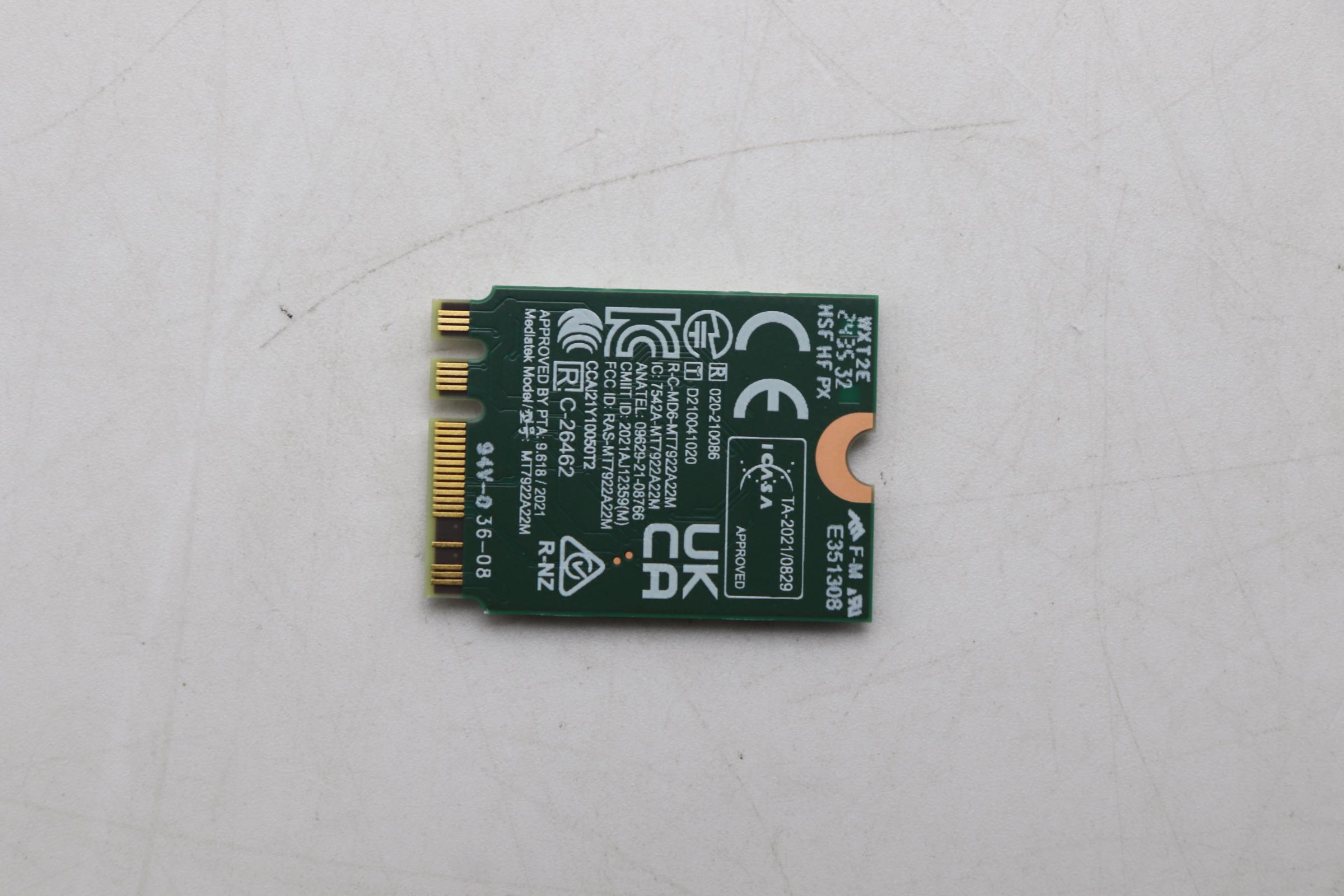 5W11H85474 - Original Lenovo Wireless WLAN GSD RZ616 2230