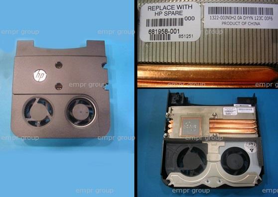 HP Z220 SMALL FORM FACTOR WORKSTATION - G4Q94US Fan/Heat Sink 681958-001