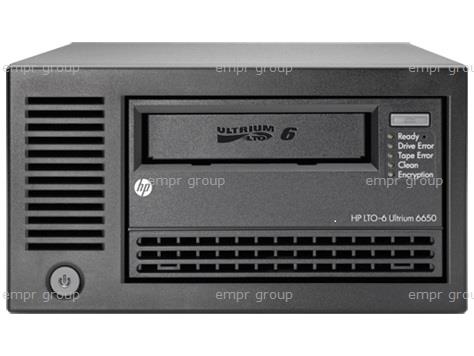 HPE Part 684884-001 Ultrium 6650 LTO-6 full height LFF external SAS tape drive - 6.25TB compressed capacity, 1.44TB/hr compressed transfer rates, Linear Tape File System (LTFS), and AES 256-bit hardware encryption. <br/><b>Option equivalent: EH964A</b>