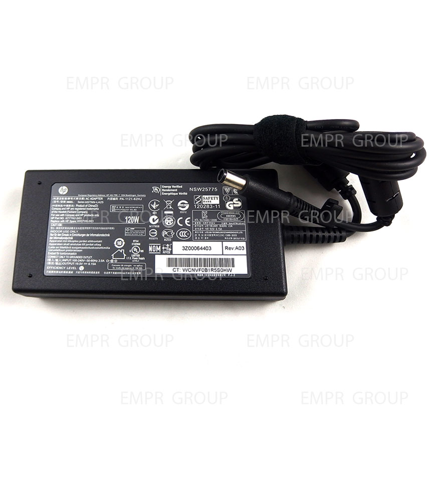 HP ZBook 15 (K2X97US) Charger (AC Adapter) 693709-001