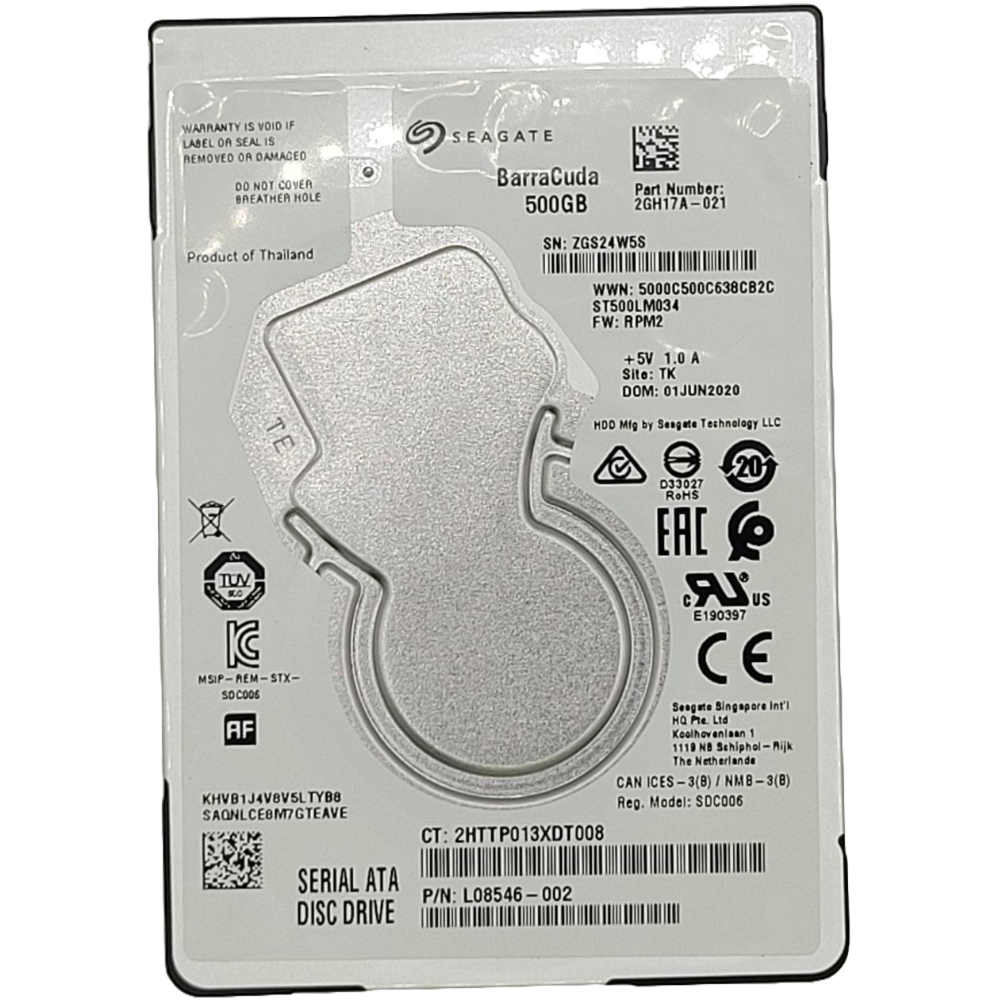 703267-005 - Original HP SPS-HDD 500GB 7200RPM RAW 7mm