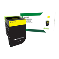 Lexmark 708Y Yellow Toner - 70C80Y0 for Lexmark CS510 Printer
