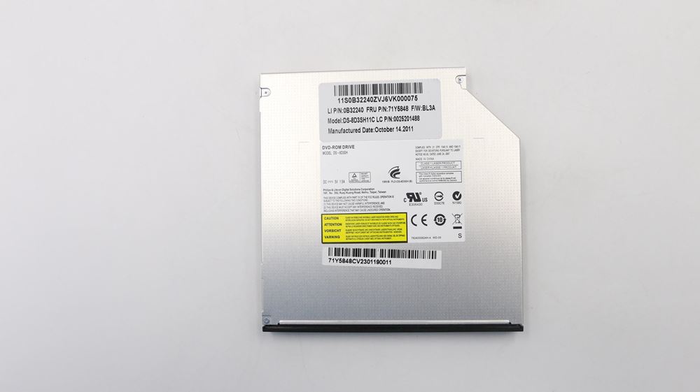 Lenovo ThinkCentre M93z OPTICAL DRIVES - 71Y5848