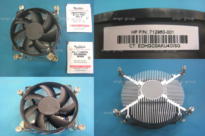 HP ELITEDESK 705 G1 MICROTOWER PC - L5V56PA Fan/Heat Sink 727142-001