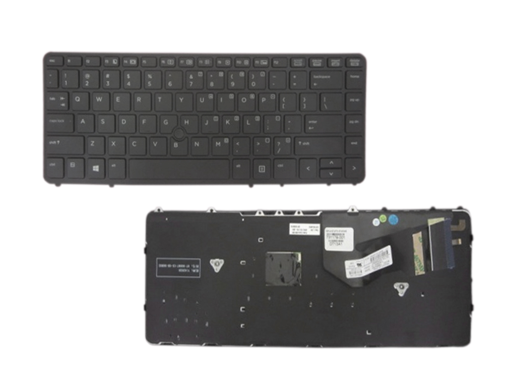 HP ZBook 14 (J0S17US) Keyboard 731179-001