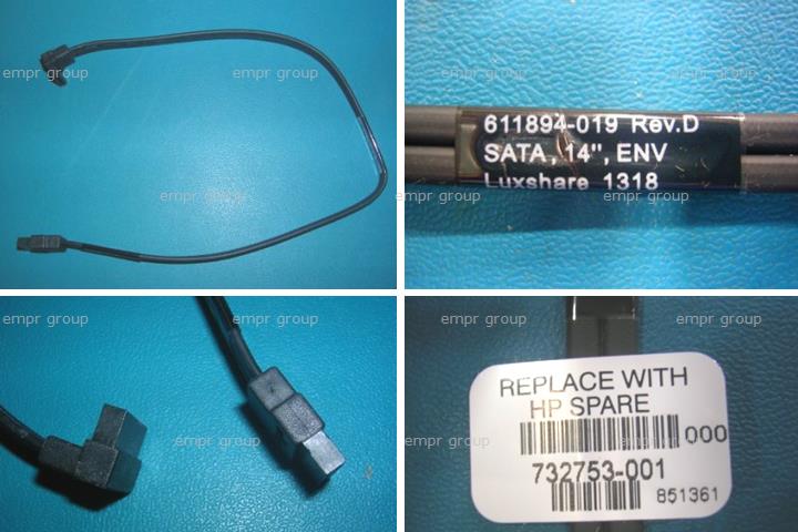 HP Z238 MICROTOWER WORKSTATION - W3A27PA Cable (Internal) 732753-001