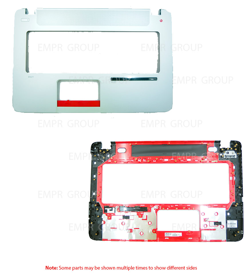HP ENVY TouchSmart 17-j100 Laptop (E8A06UAR) Bezel 736483-001
