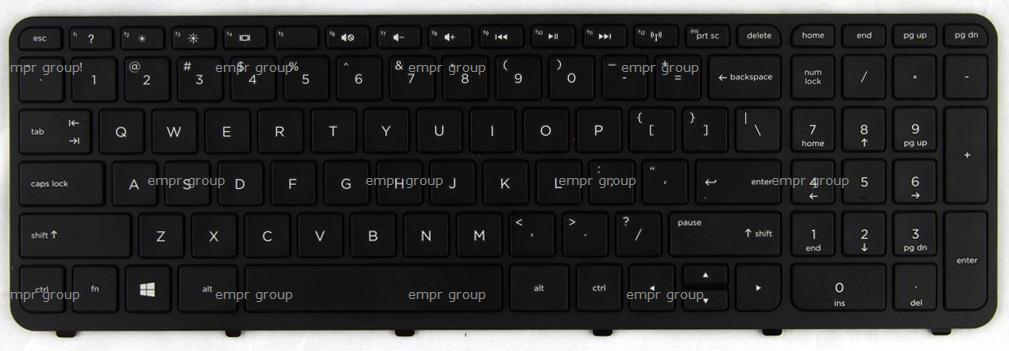 HP 355 G2 Laptop (L9G63US) Keyboard 758027-001