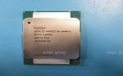 HPE Part 762451-001 HPE Intel  Xeon E5-2680 v3 Twelve-Core 64-bit processor - 2.50GHz (Haswell-EP, 30MB Intel Smart Cache, Intel QuickPath Interconnect (QPI) speed 9.6 GT/s, 120W Thermal Design Power (TDP), FCLGA 2011-3 socket)