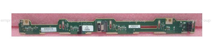 HPE Part 775402-001 HPE SAS/SATA backplane board - For the front 4-bay large form factor (LFF) hard drive cage - Up to 12Gbs transfer speed - Mounts on the rear of the drive cage