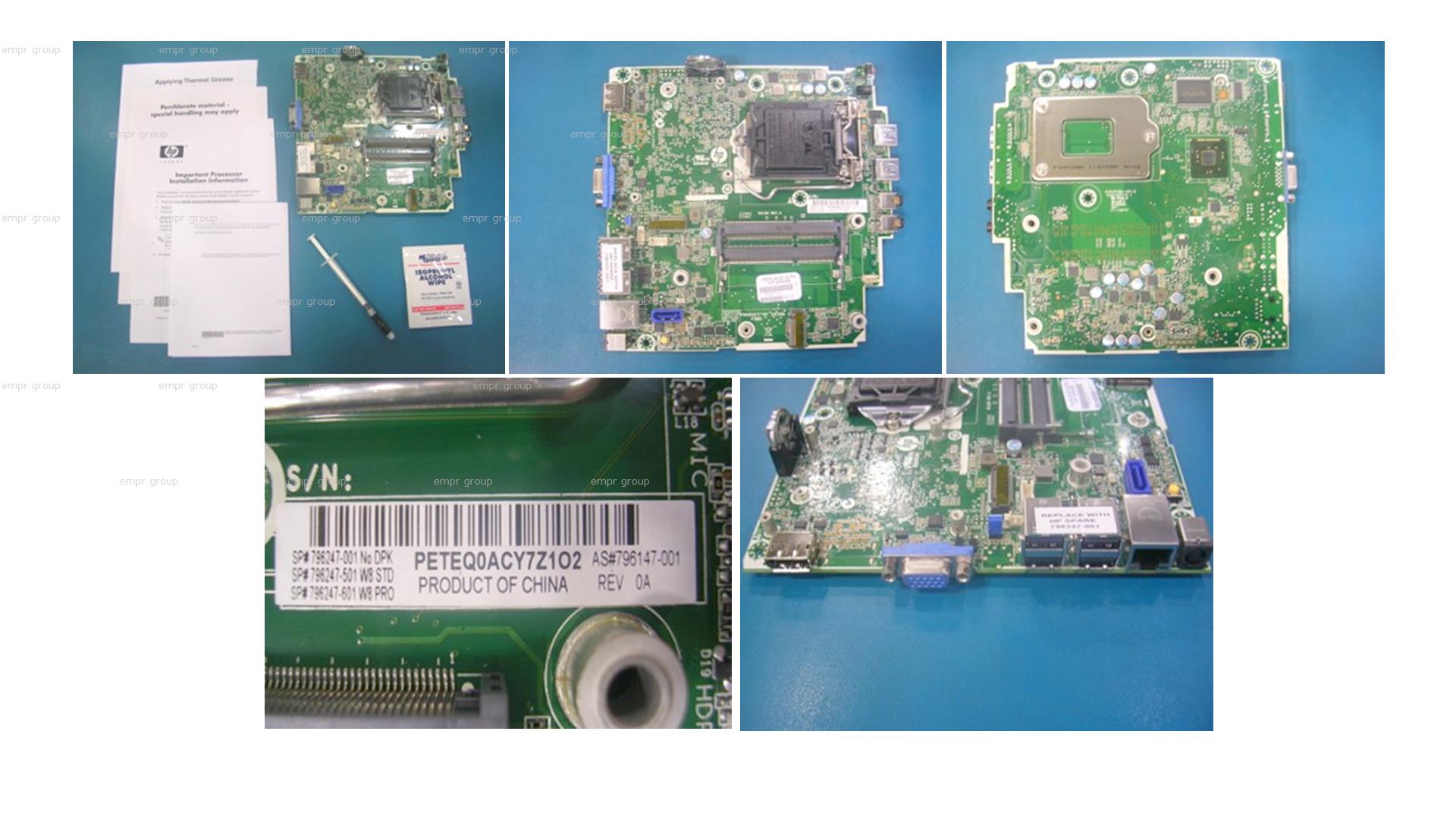 HP PRODESK 400 G1 SMALL FORM FACTOR PC - N0G74EC PC Board 796247-501