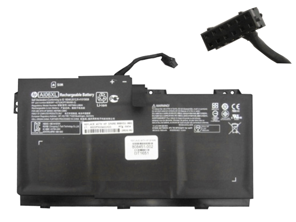 HP ZBook 17 G3 (Y6Y46EC) Battery 808451-002
