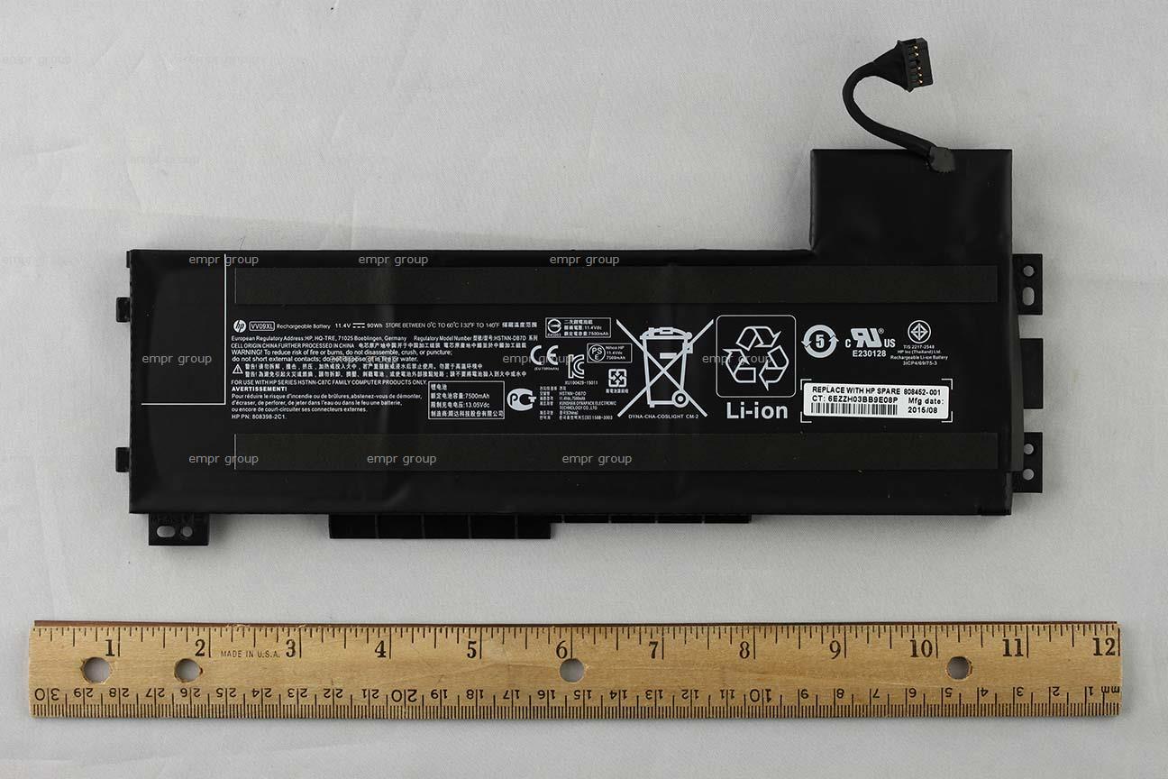 HP ZBook 15 G3 (W3Q98US) Battery 808452-001