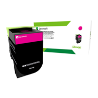 Lexmark 808HME Magenta High Yield Toner 3K - 80C8HME for Lexmark CX410 Printer