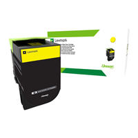 Lexmark 808HYE Yellow High Yield Toner 3K - 80C8HYE for Lexmark CX410 Printer